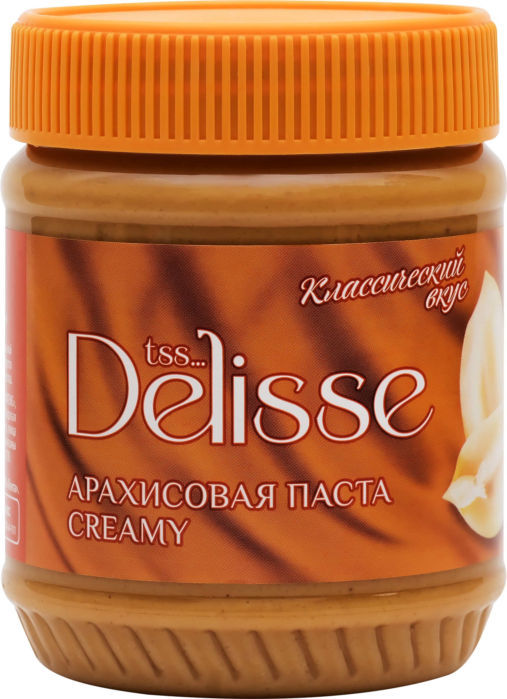 Изображение товара Паста арахисовая DELISSE Creamy 340 г натуральный ореховый продукт