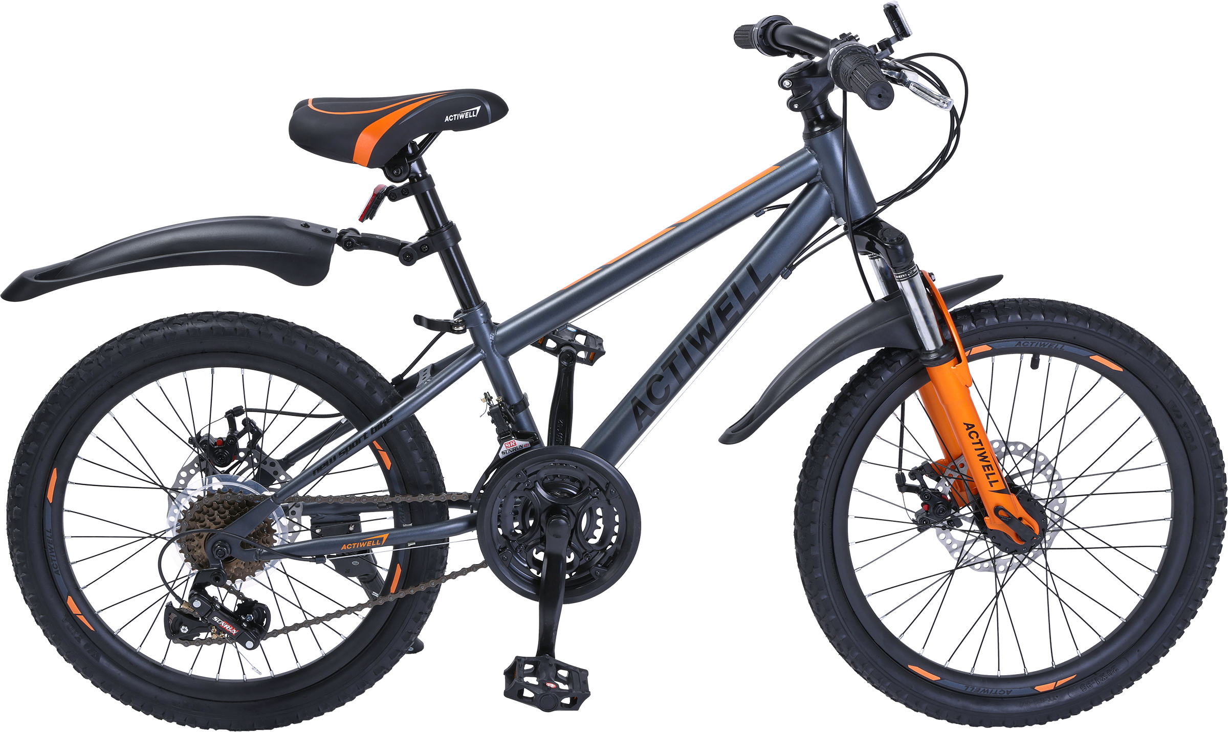 Изображение товара Велосипед ACTIWELL Joy 20" 21 скорость, в ассортименте, Арт. JOY20ST-U