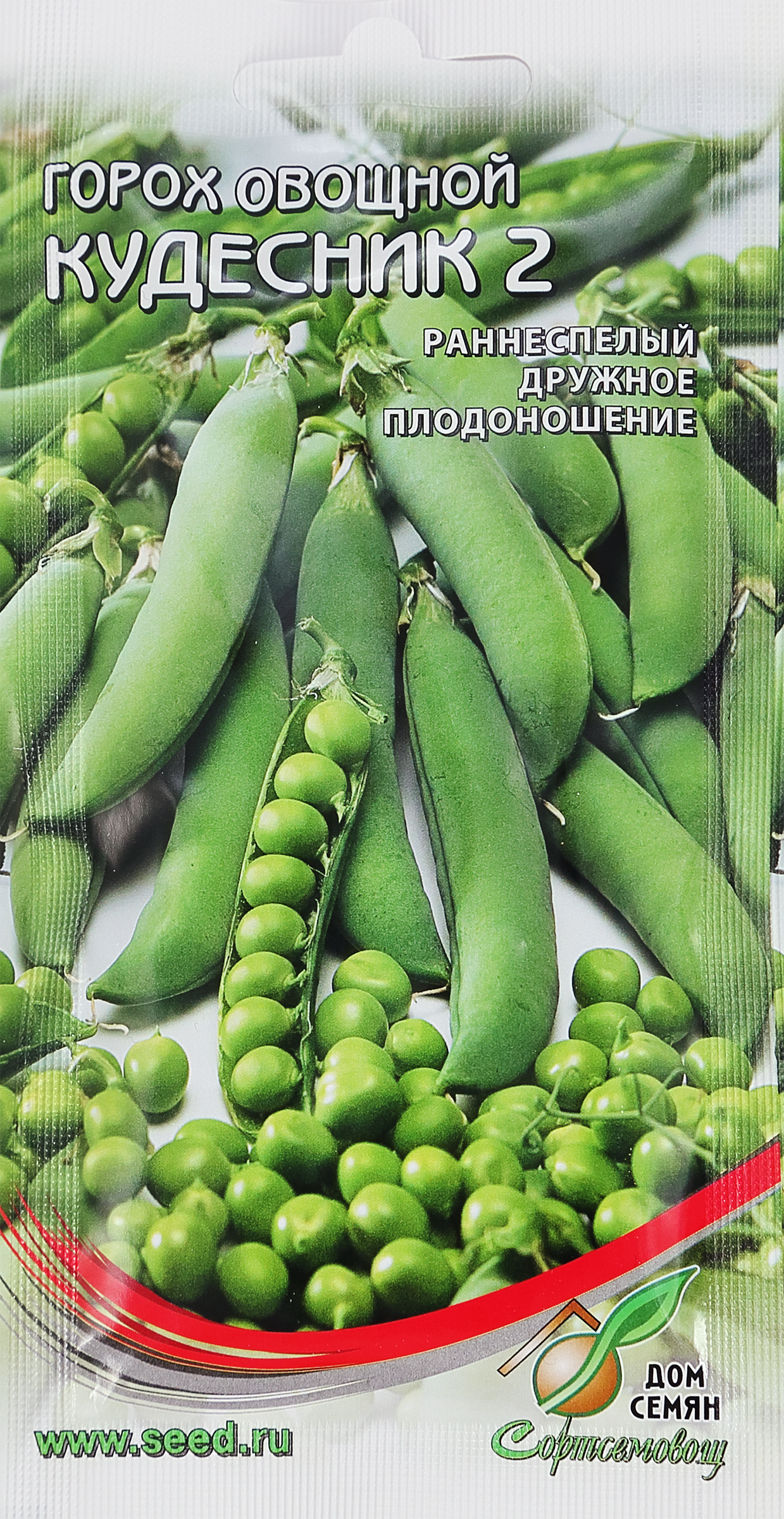 Изображение товара Семена ДОМ СЕМЯН Горох Кудесник, 14г