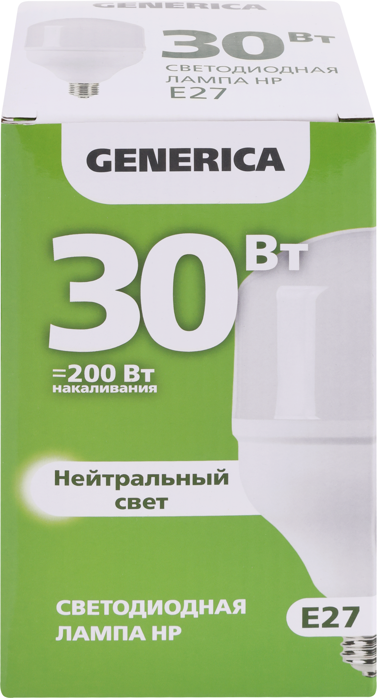 Изображение товара Лампа светодиодная GENERICA HP 30Вт 230В 4000К E27
