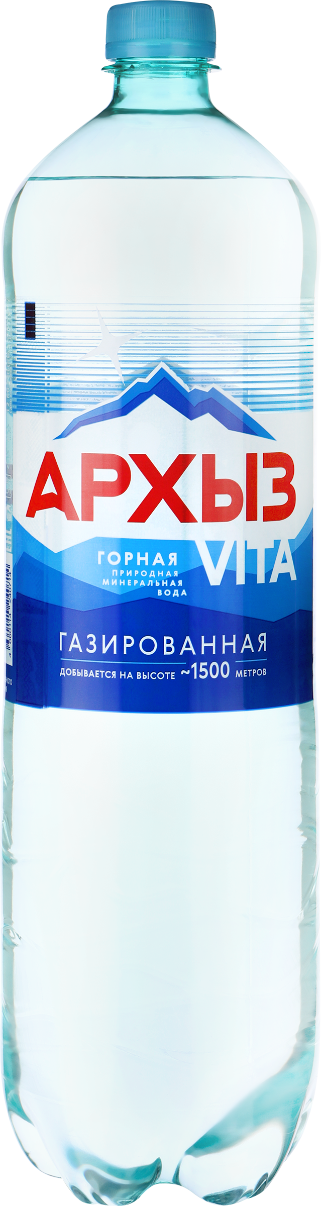 Изображение товара Вода минеральная АРХЫЗ Vita газированная 1.5л естественный вкус