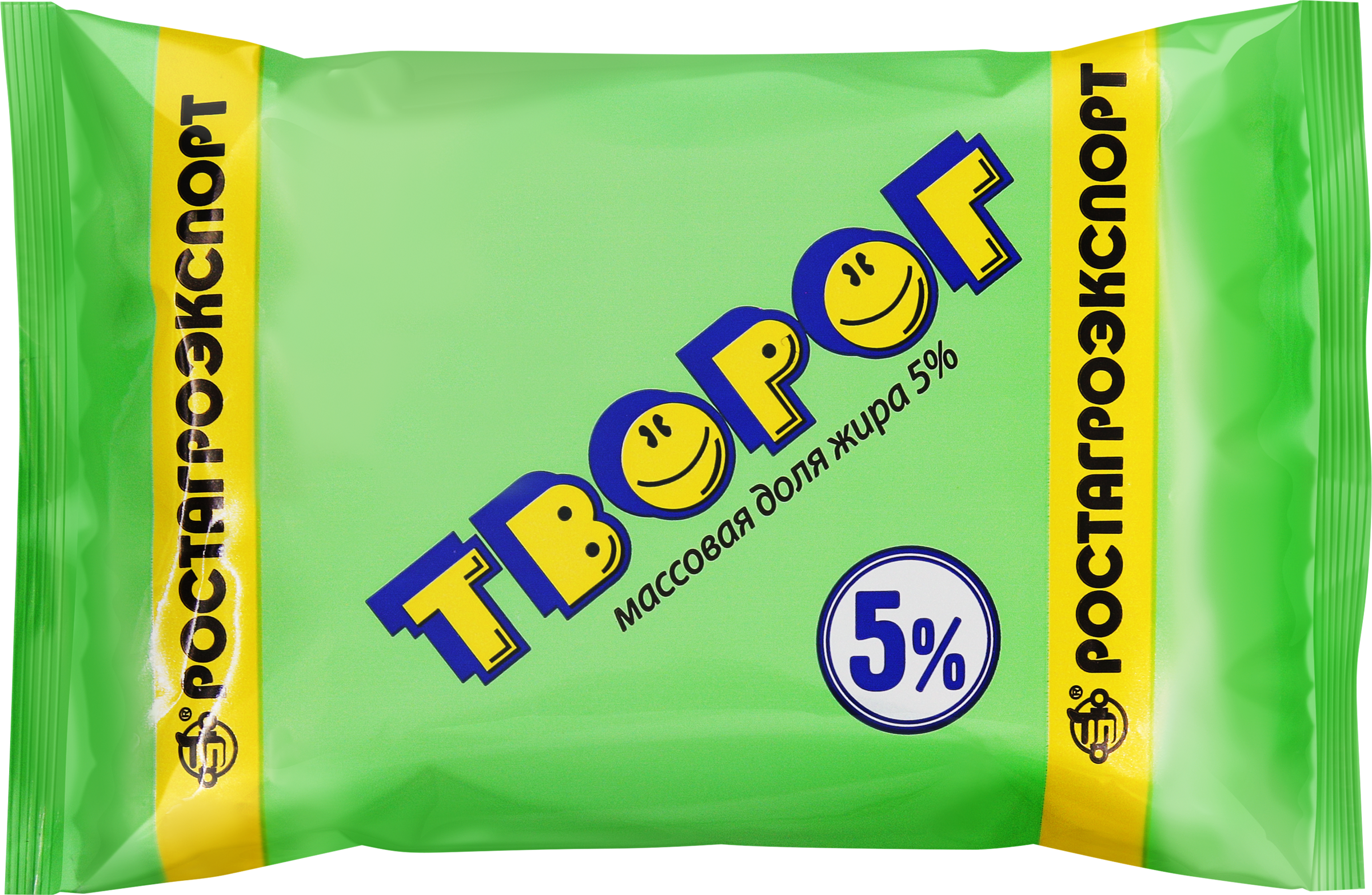 Изображение товара Творог РОСТАГРОЭКСПОРТ 5%, без змж, 180г