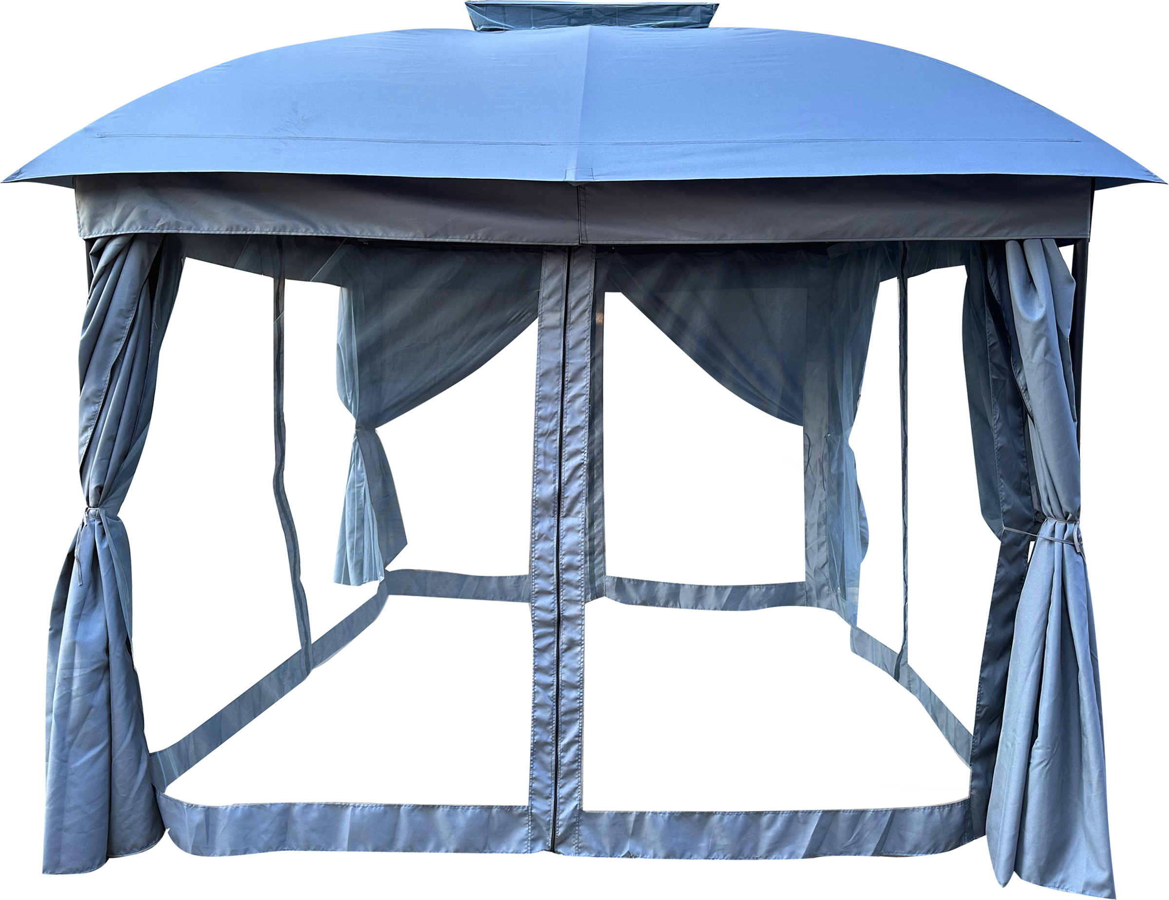 Изображение товара Павильон GIARDINO CLUB 2, 9x2, 9м со шторами - серый, Арт. LZ-12929