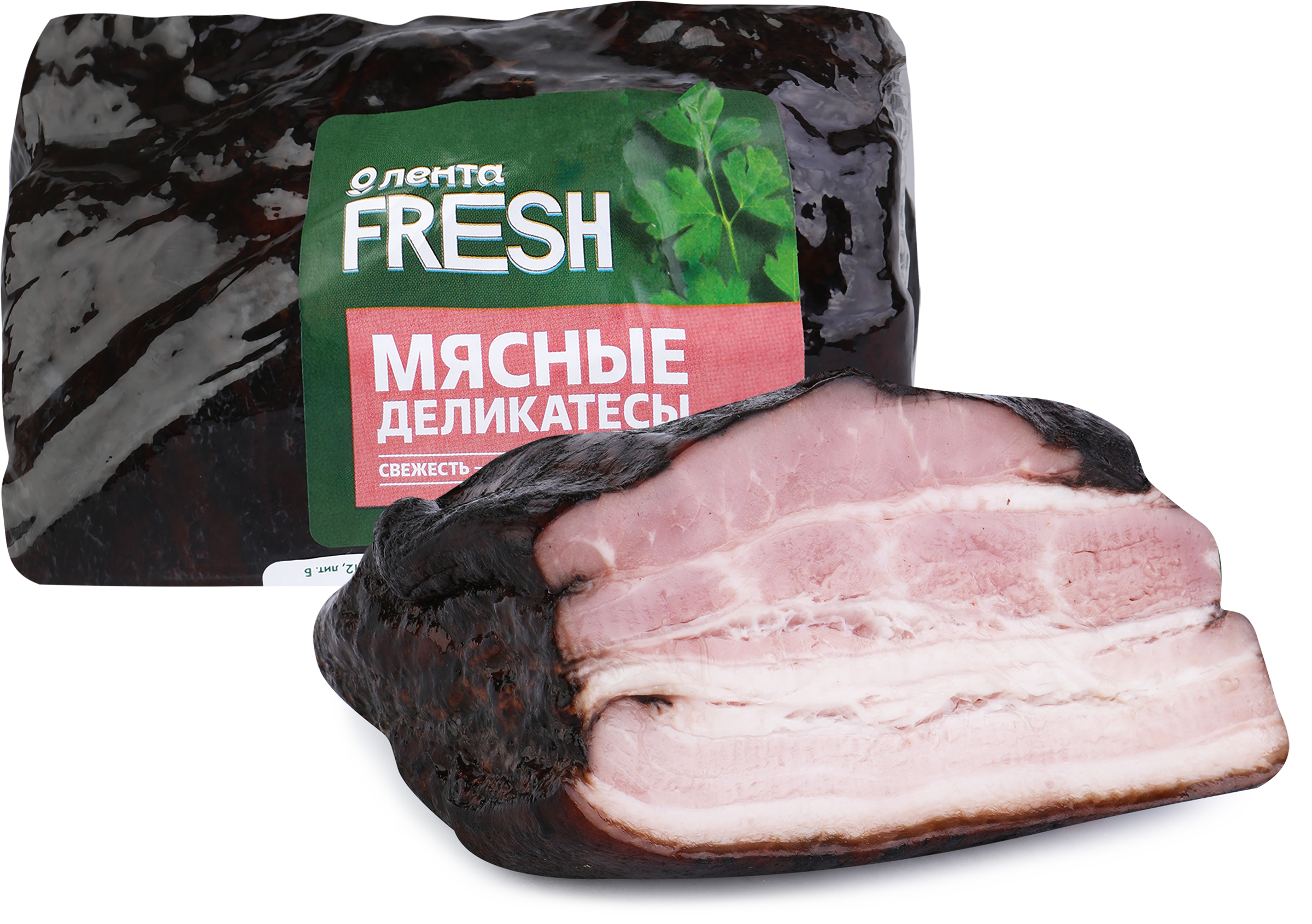 Изображение товара Грудинка копчено-вареная ЛЕНТА FRESH Домашняя, весовая