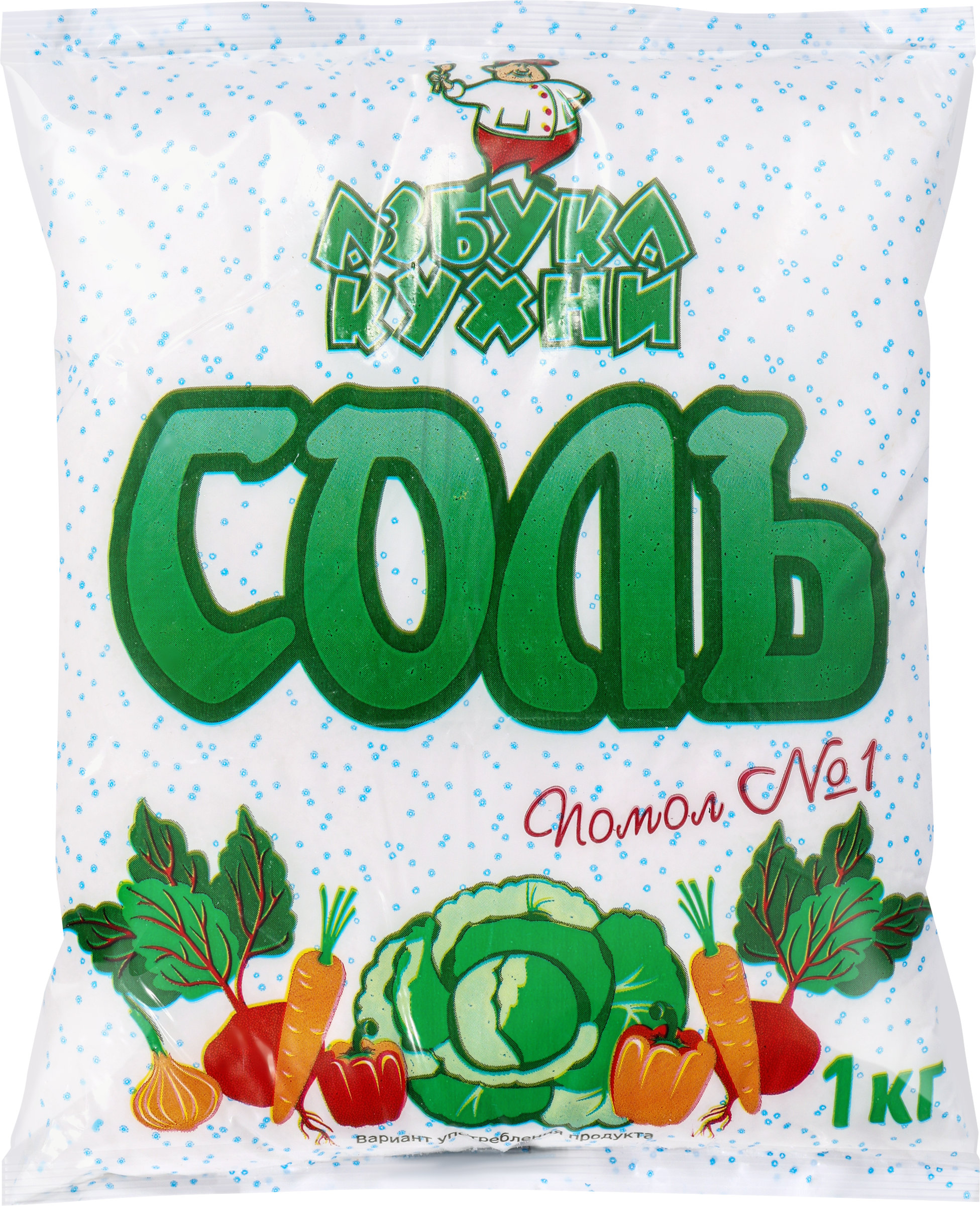 Изображение товара Соль АЗБУКА КУХНИ поваренная пищевая, 1кг