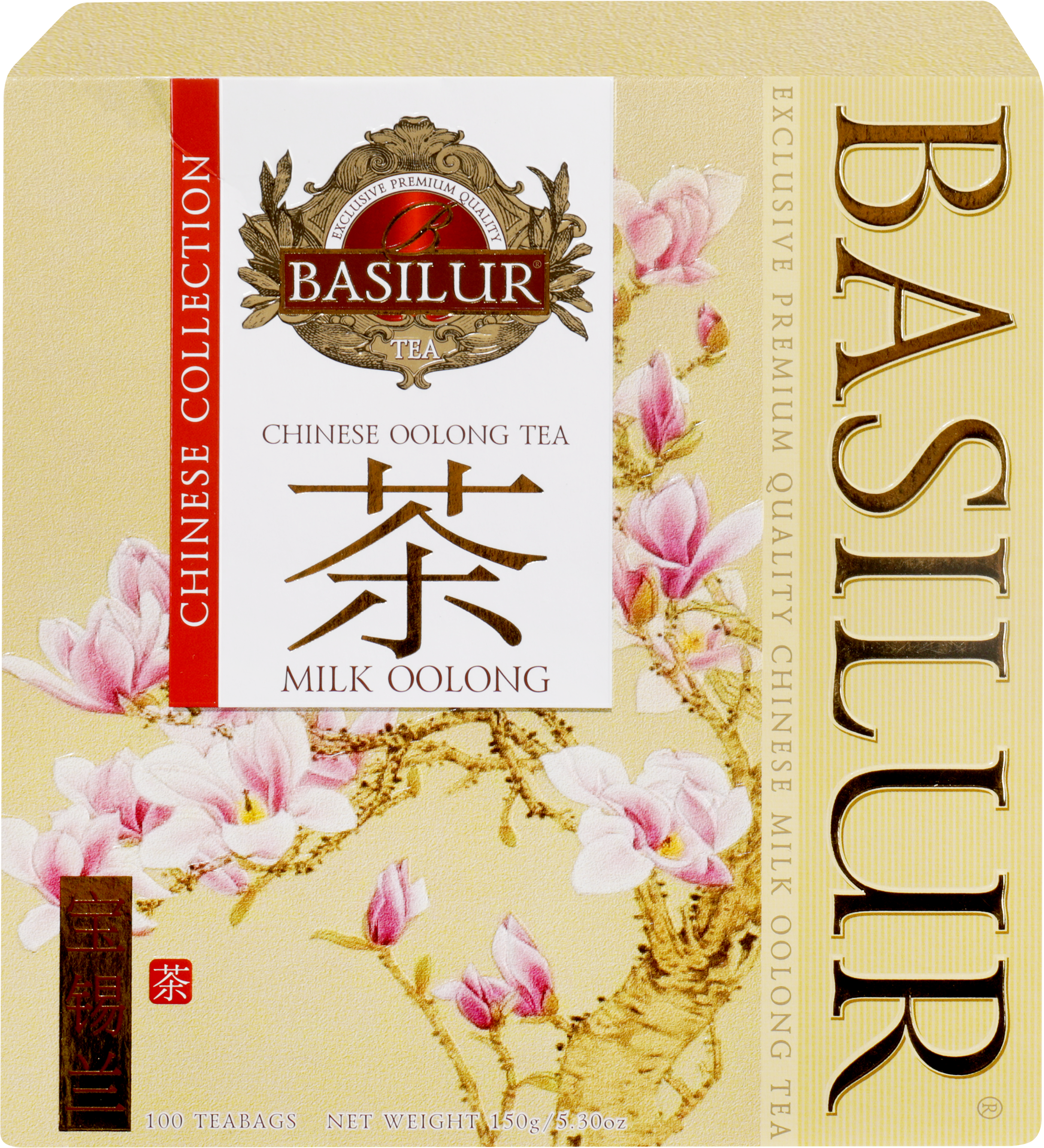 Изображение товара Чай зеленый BASILUR Молочный улун байховый, 100пак