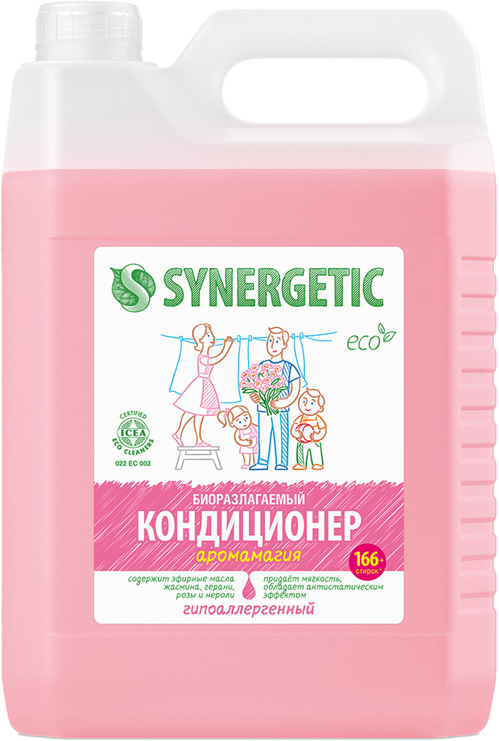 Изображение товара Кондиционер для белья SYNERGETIC Аромамагия 5л гипоаллергенный