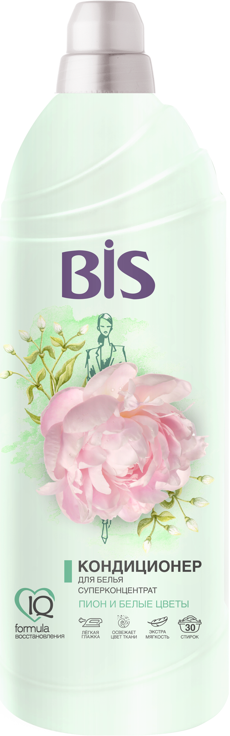 Изображение товара Кондиционер для белья BIS Пион и белые цветы концентрированный 900мл
