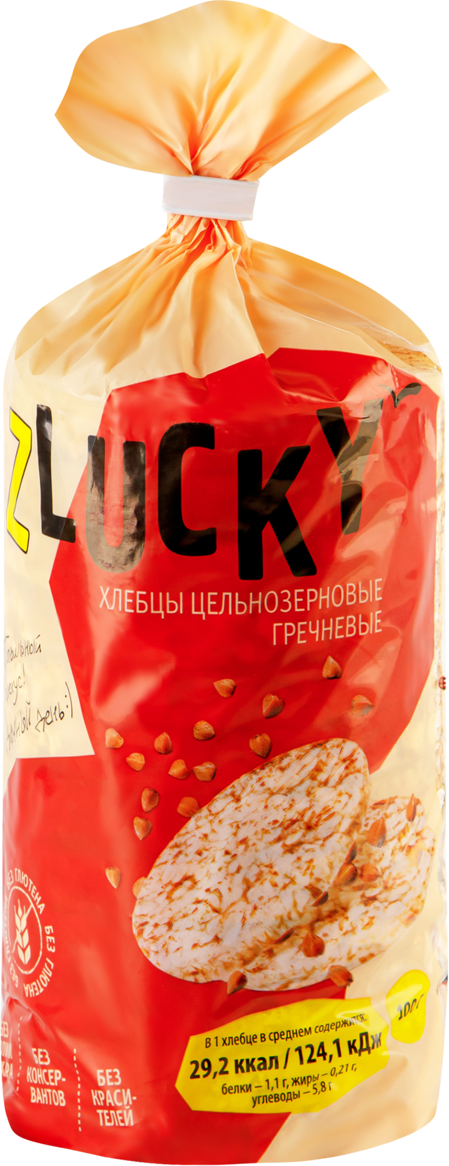 Изображение товара Хлебцы гречневые Z LUCKY хрустящие, 100г