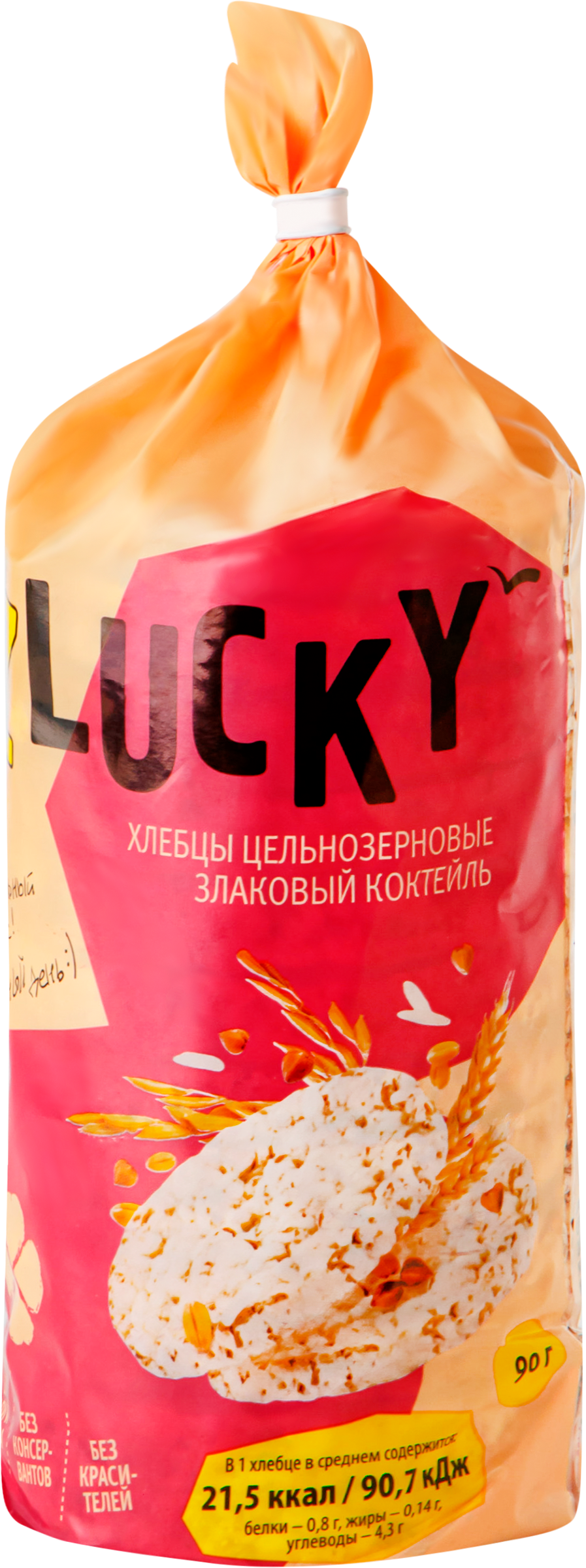 Изображение товара Хлебцы мультизлаковые Z LUCKY хрустящие, 90г