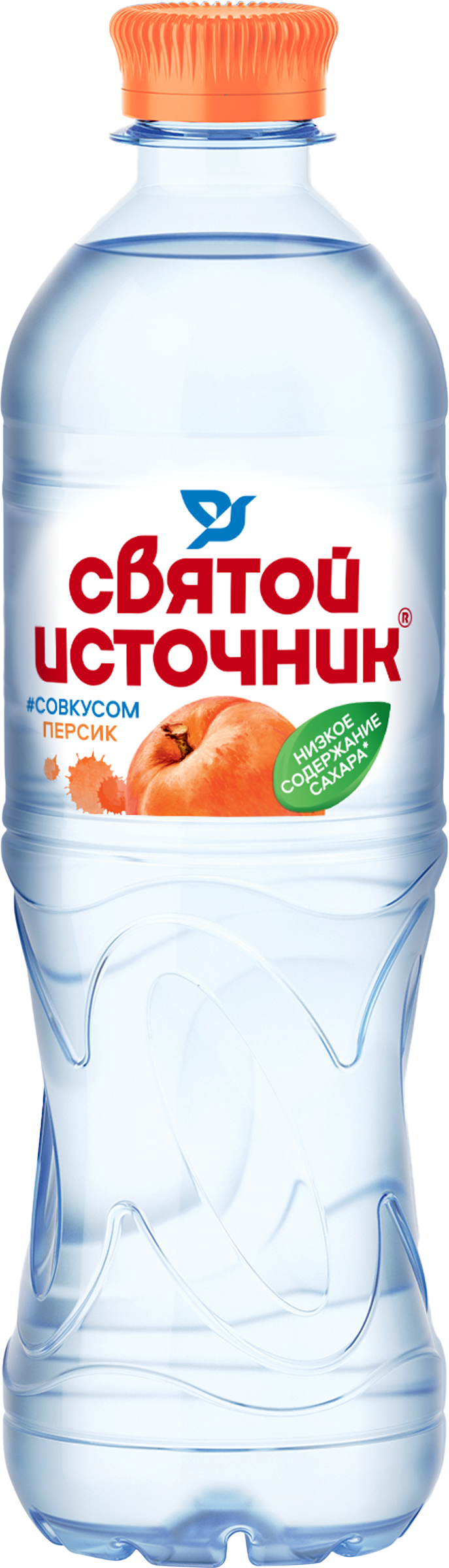 Изображение товара Напиток безалкогольный СВЯТОЙ ИСТОЧНИК со вкусом персика негазированная, 0.5л