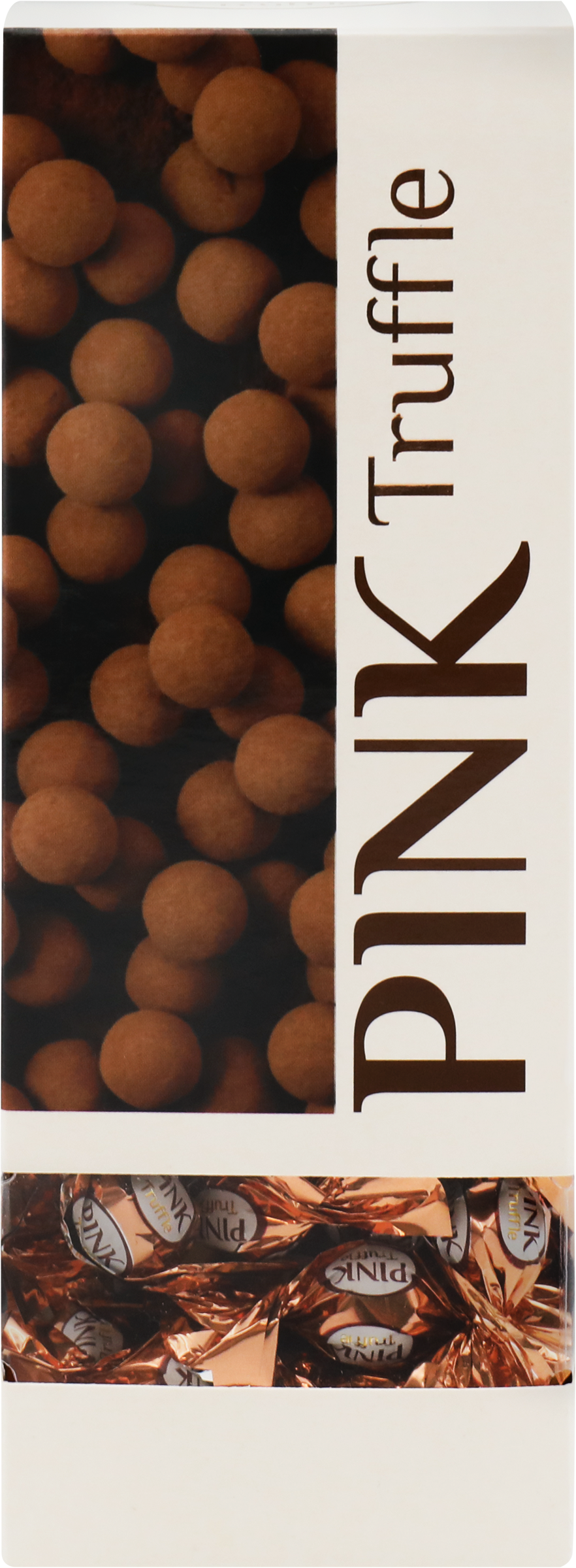 Изображение товара Конфеты глазированные PINK Truffle с комбинированными кремовыми начинками, 163г