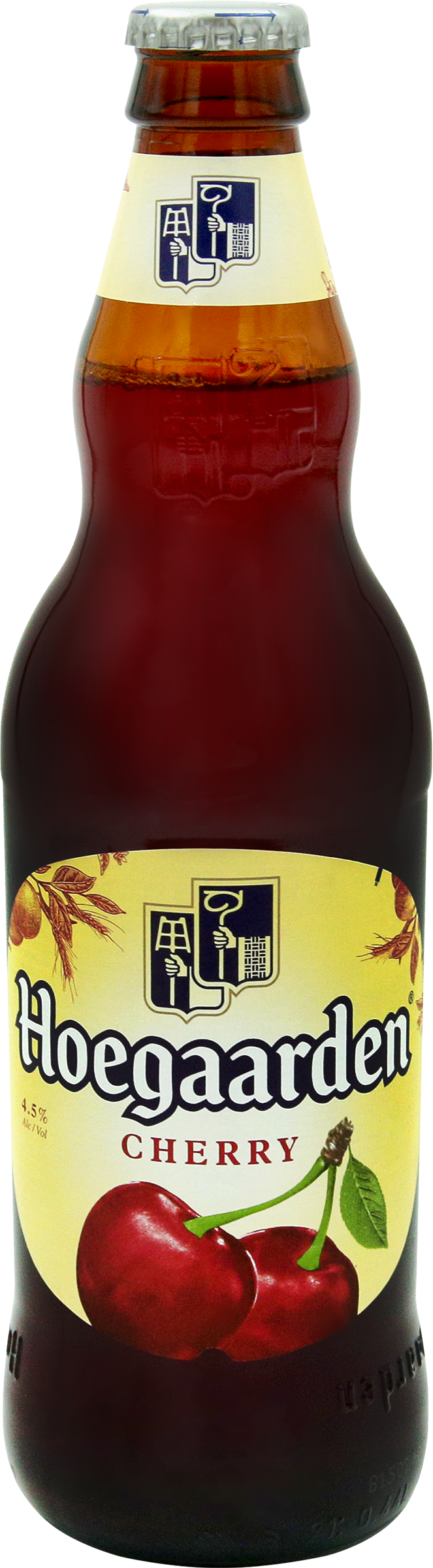 Изображение товара Напиток пивной HOEGAARDEN со вкусом вишни нефильтрованный пастеризованный 4,5%, 0.44л