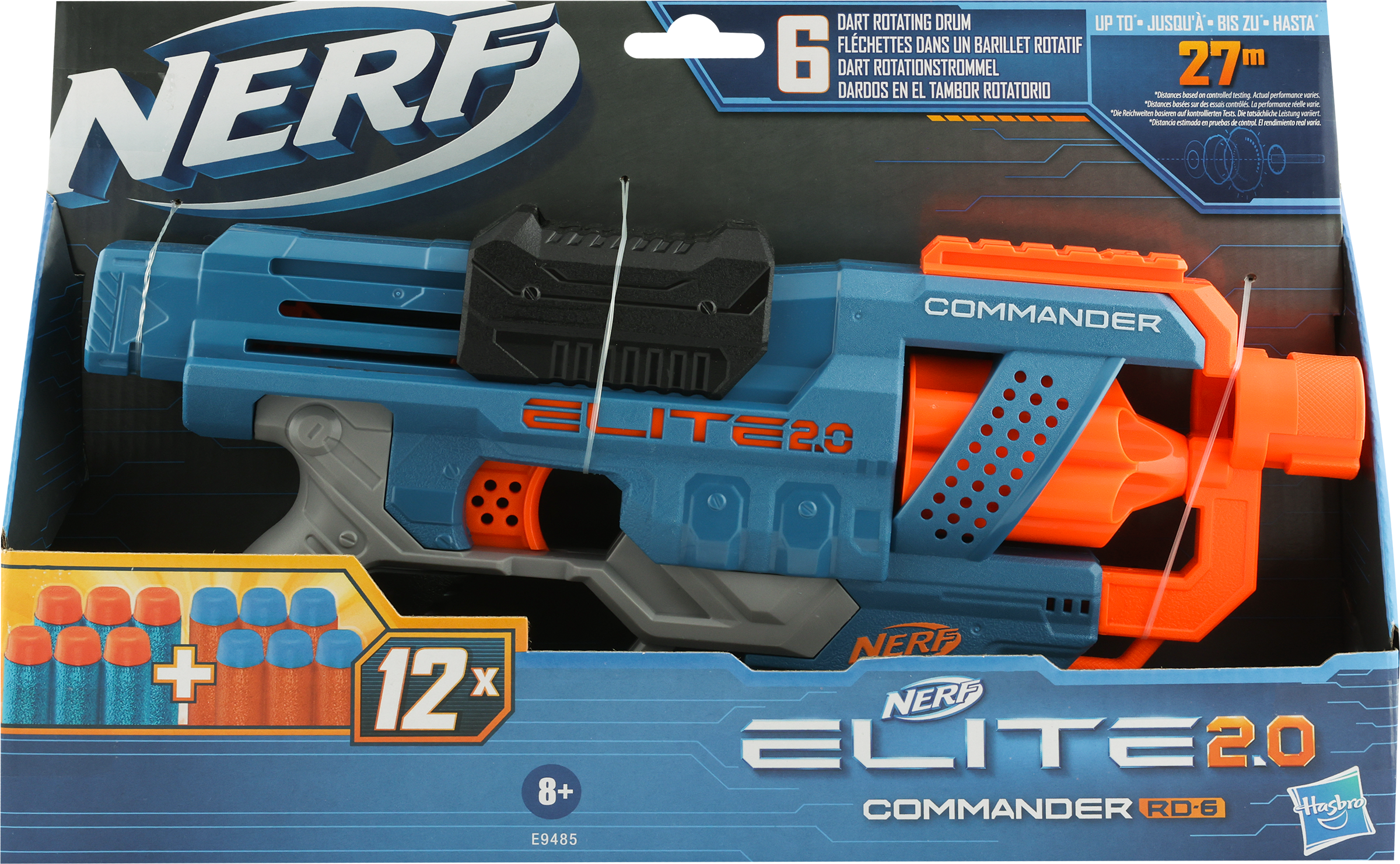Изображение товара Игровой набор NERF Бластер с мягкими снарядами 13 предметов E9485 для детей
