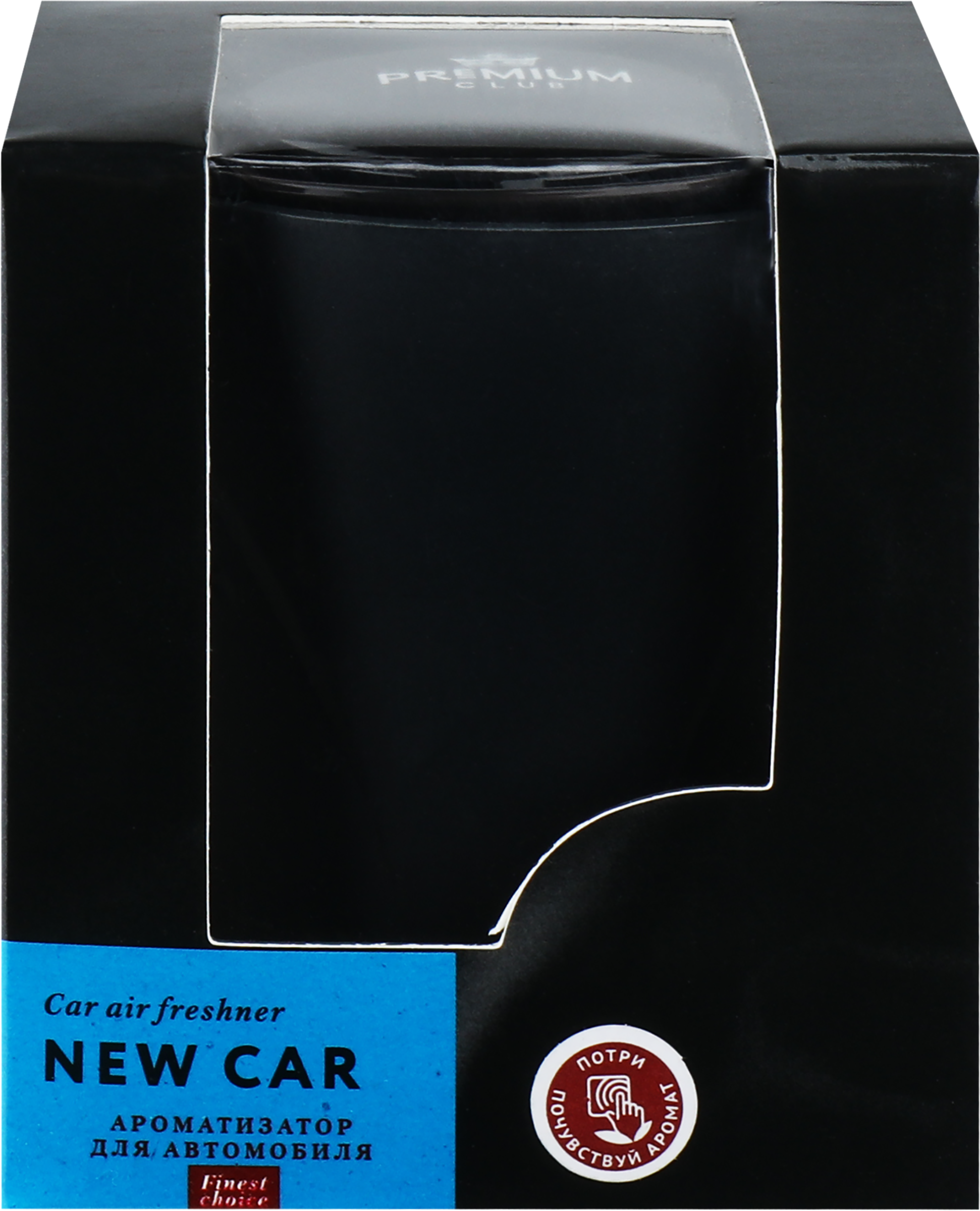 Изображение товара Автомобильный ароматизатор PREMIUM CLUB Prestige New Car гелевый на торпеду