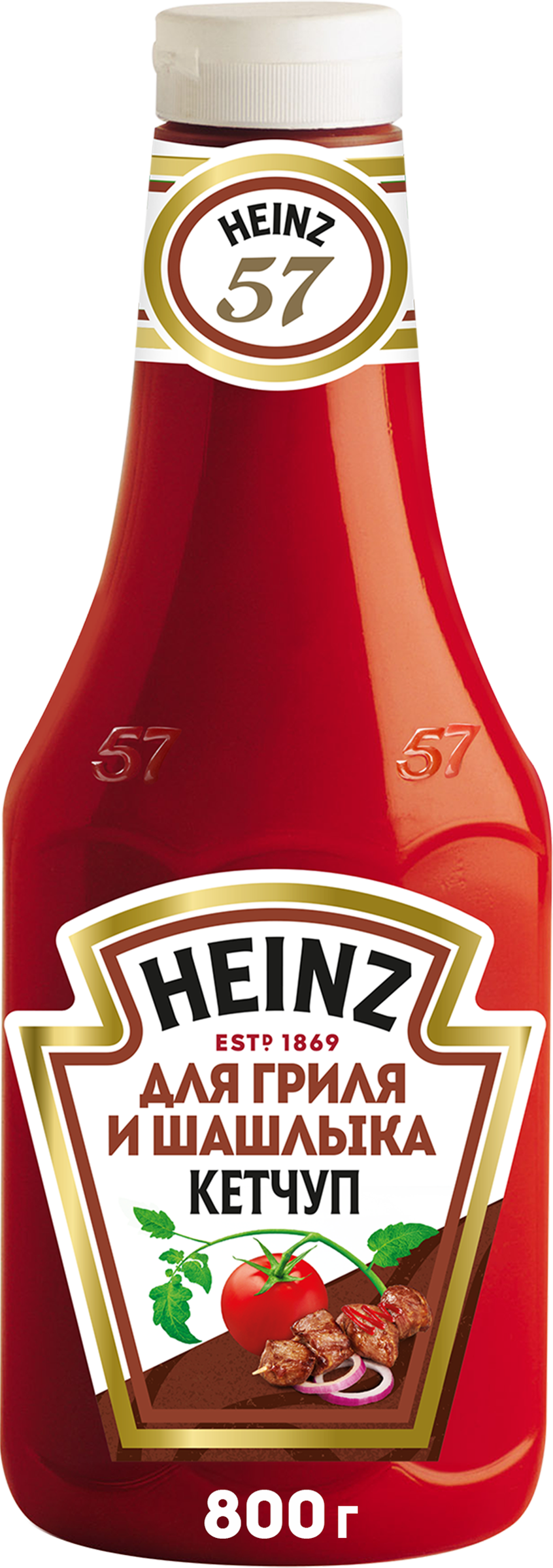 Изображение товара Кетчуп для гриля и шашлыка HEINZ, 800г