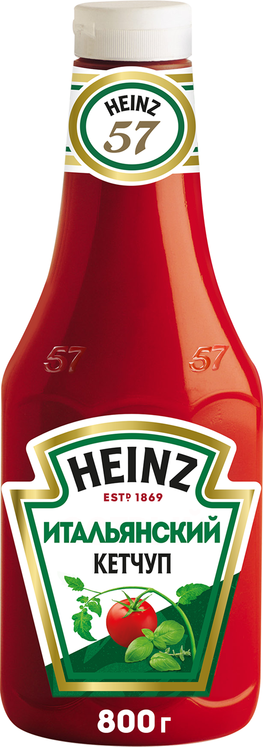 Изображение товара Кетчуп HEINZ Итальянский 800г натуральный, органический с травами