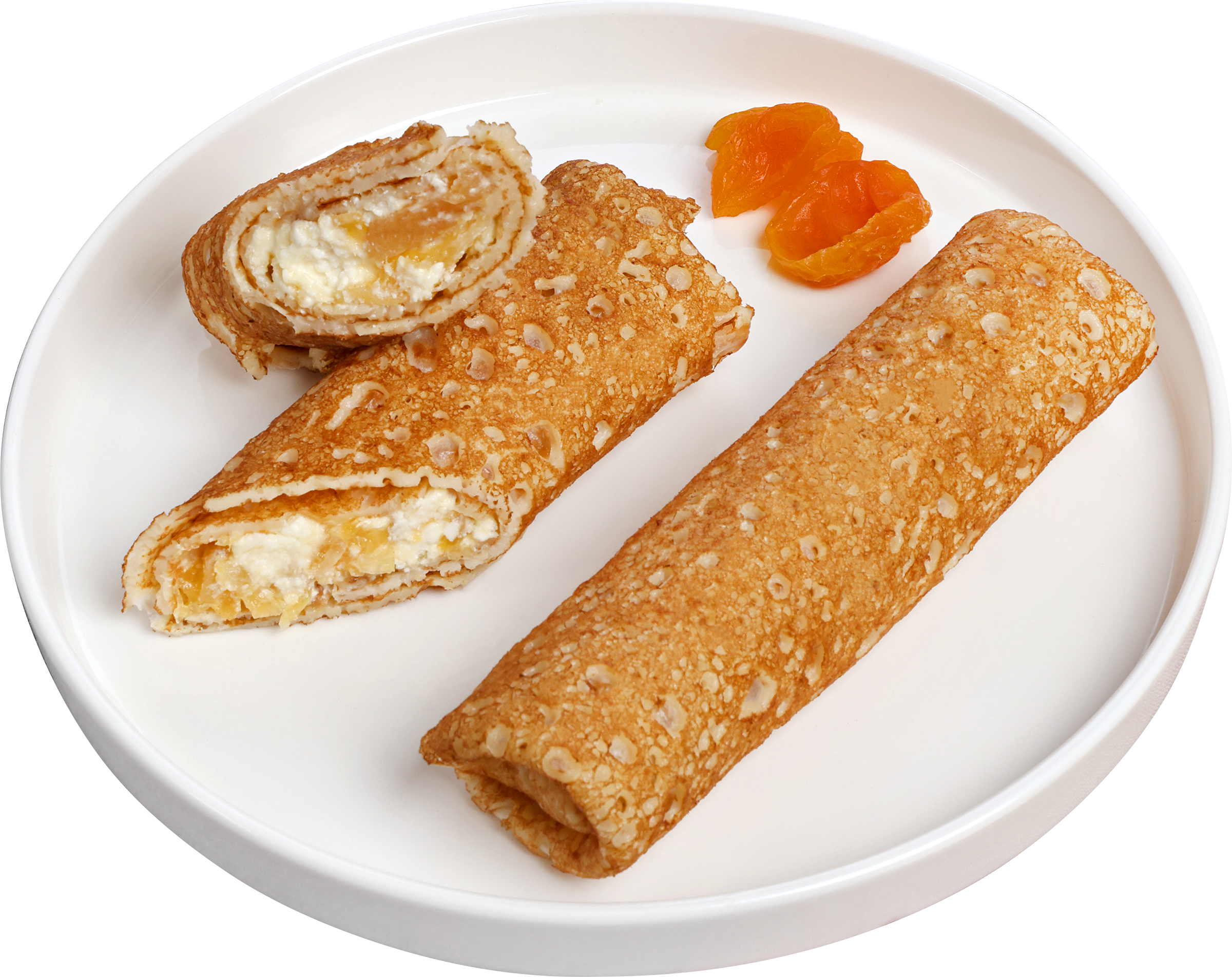 Изображение товара Блинчики ЛЕНТА FRESH с творогом и курагой весовые