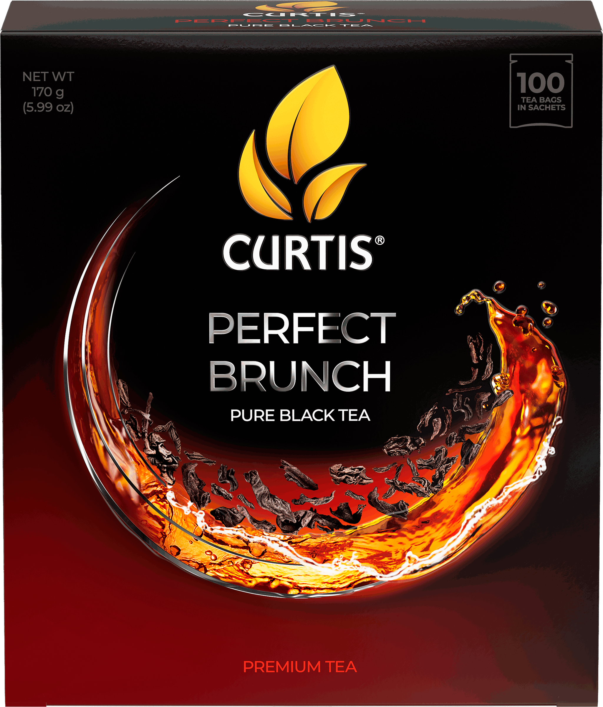 Изображение товара Чай черный CURTIS Perfect Brunch, 100 пакетиков