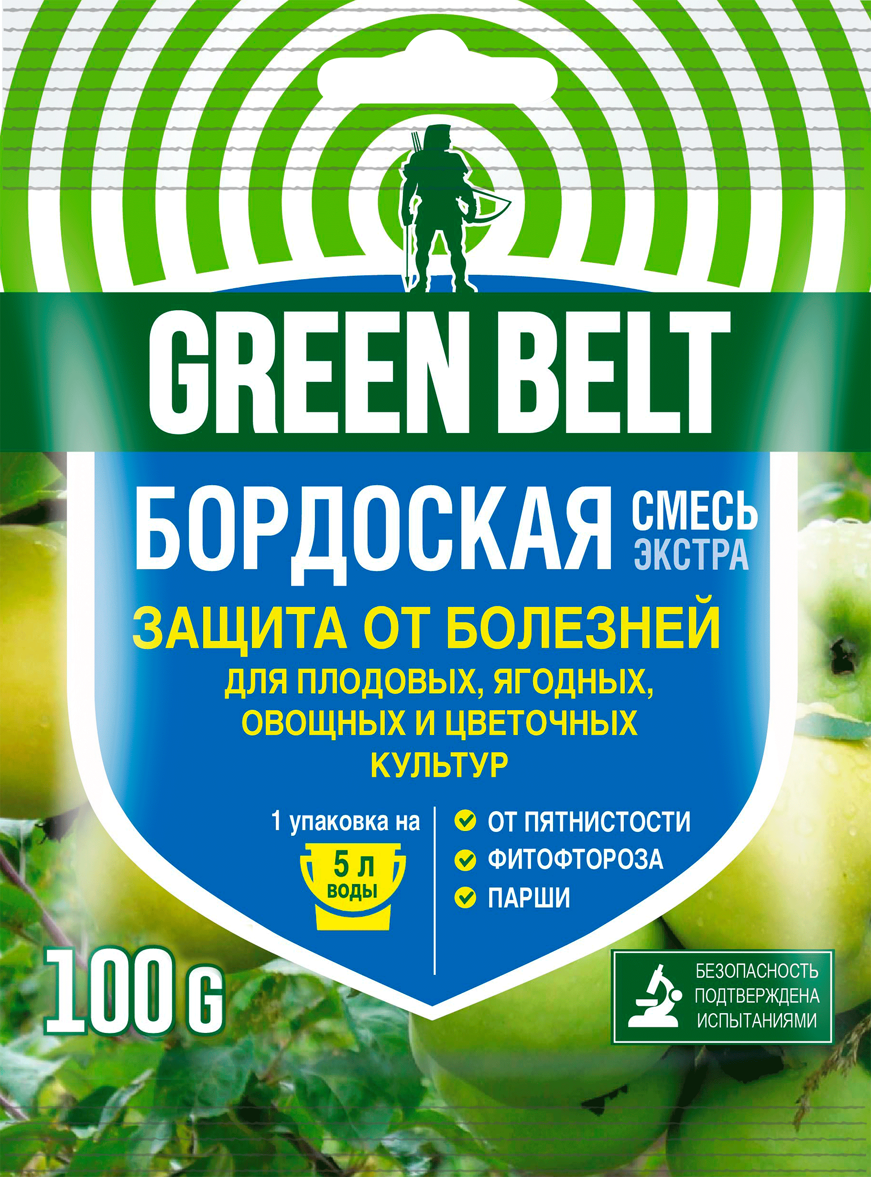 Изображение товара Бордоская смесь GREEN BELT 100г для защиты растений от болезней