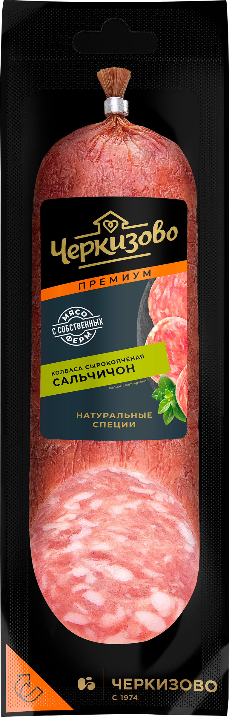 Изображение товара Колбаса сырокопченая ЧЕРКИЗОВО ПРЕМИУМ Сальчичон, 300г