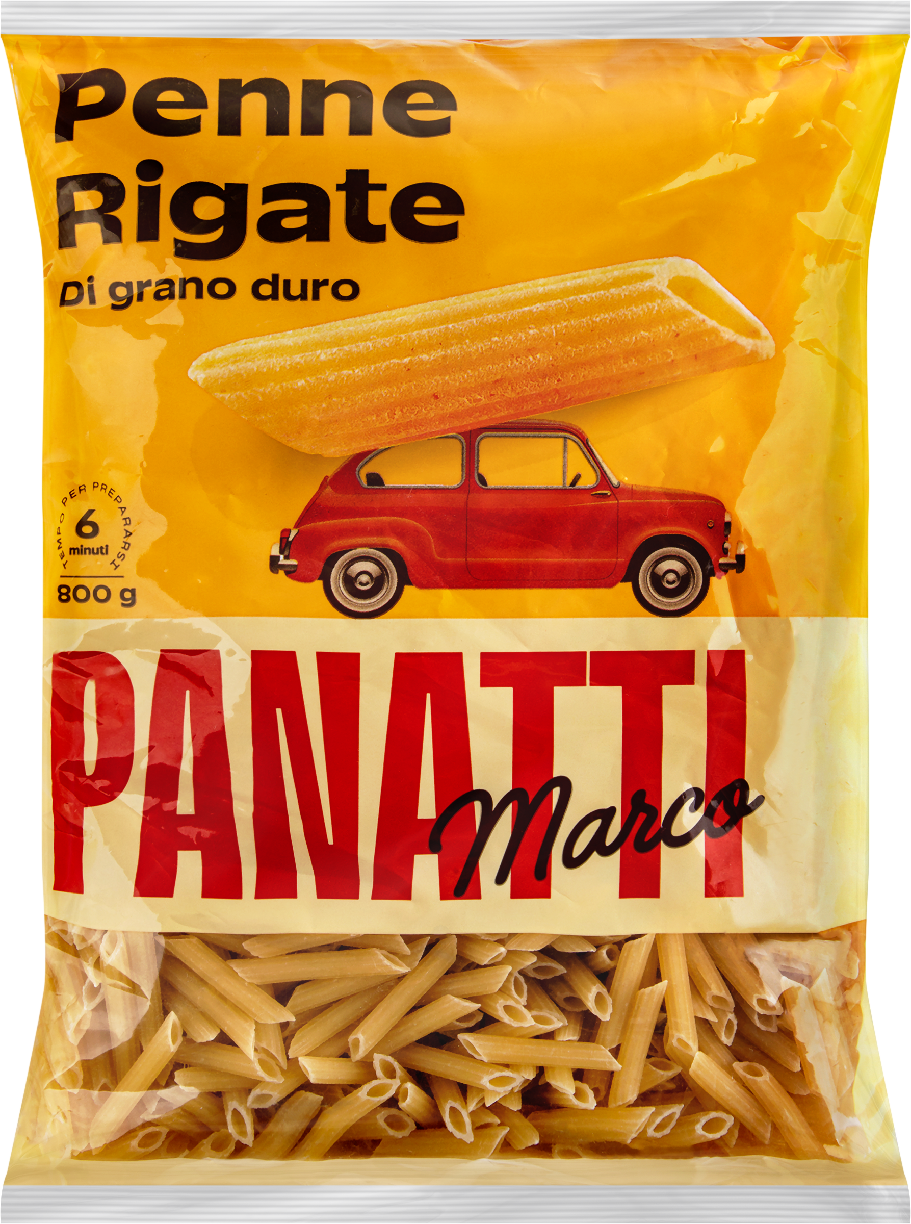 Изображение товара Макароны MARCO PANATTI Перья группа А высший сорт 800г натуральные