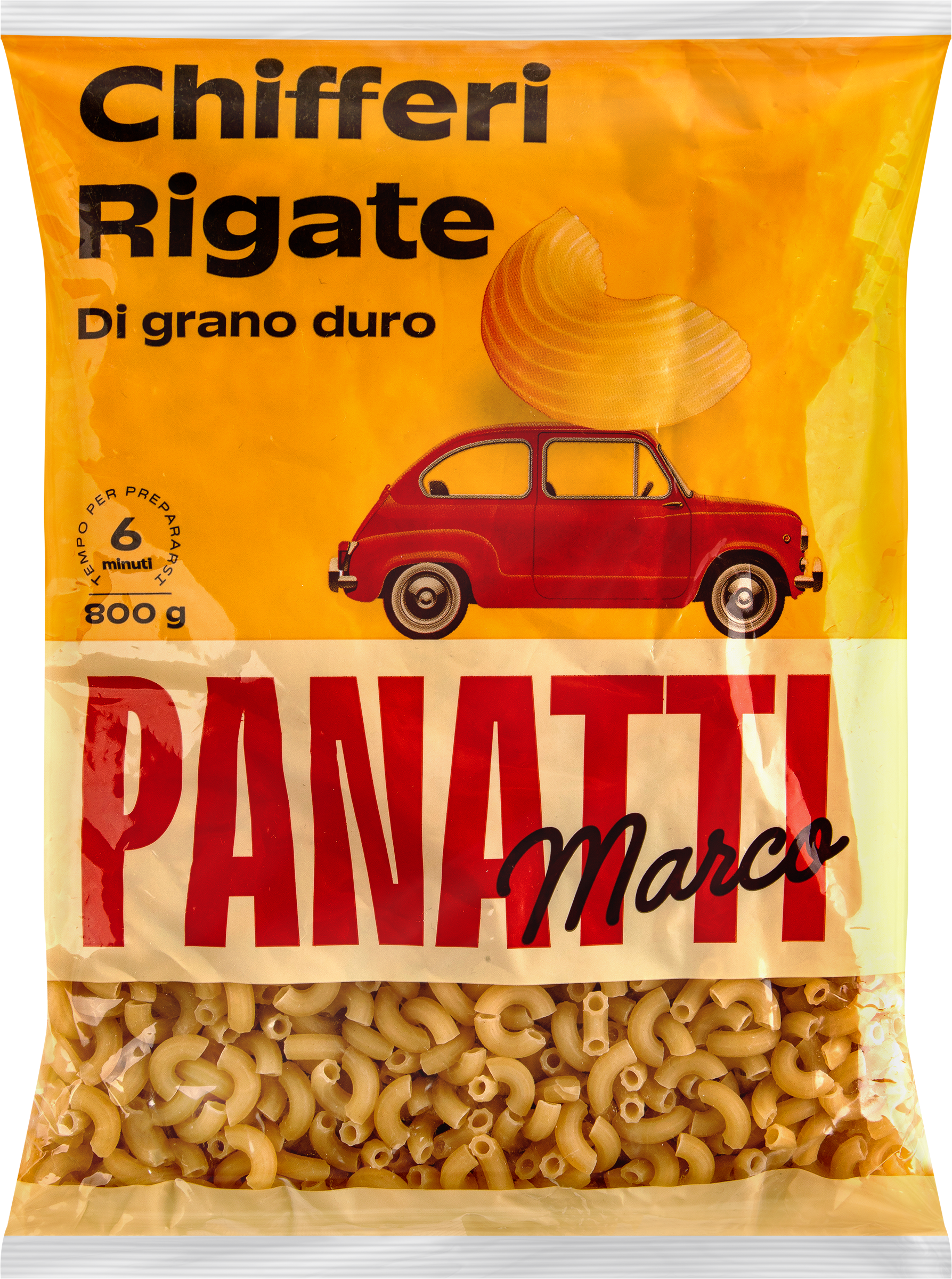 Изображение товара Макароны MARCO PANATTI Рожки группа А высший сорт, 800г