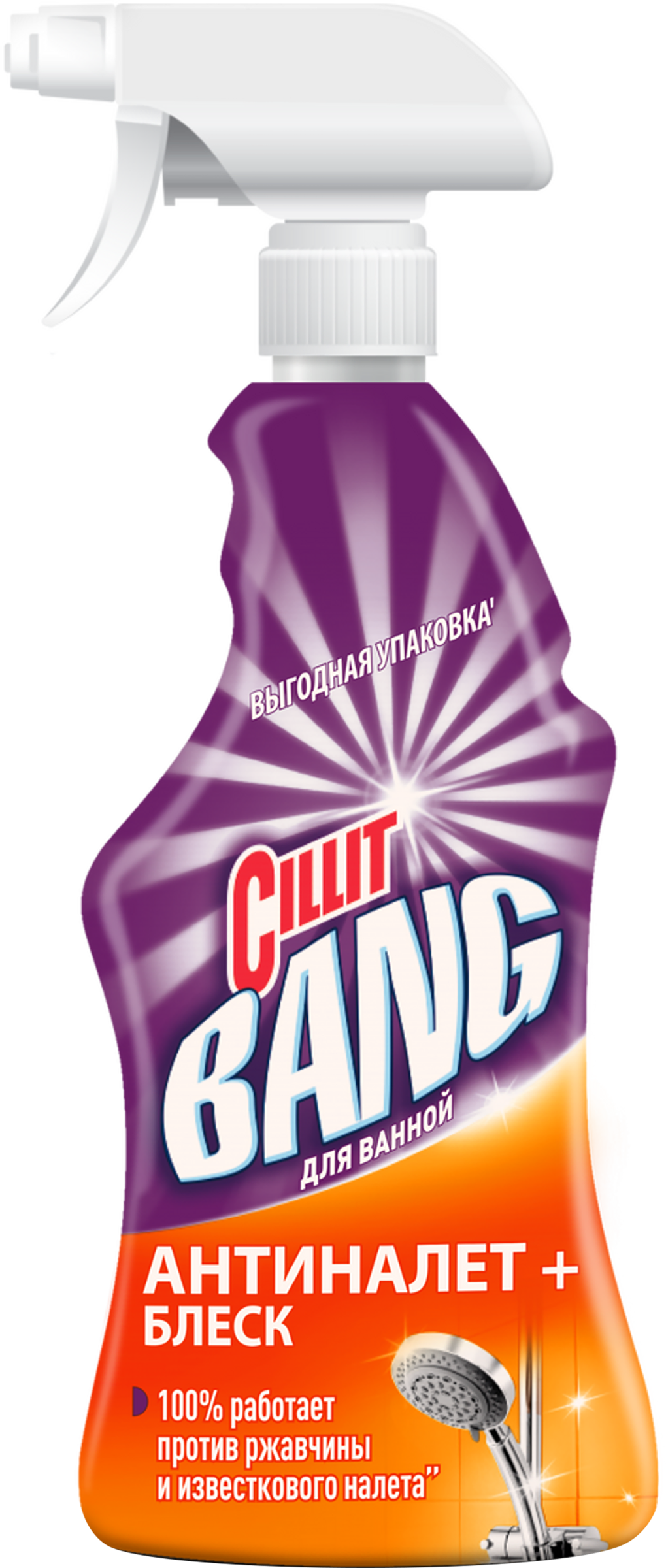 Изображение товара Универсальное средство для чистки ванной и туалета CILLIT Bang 750мл