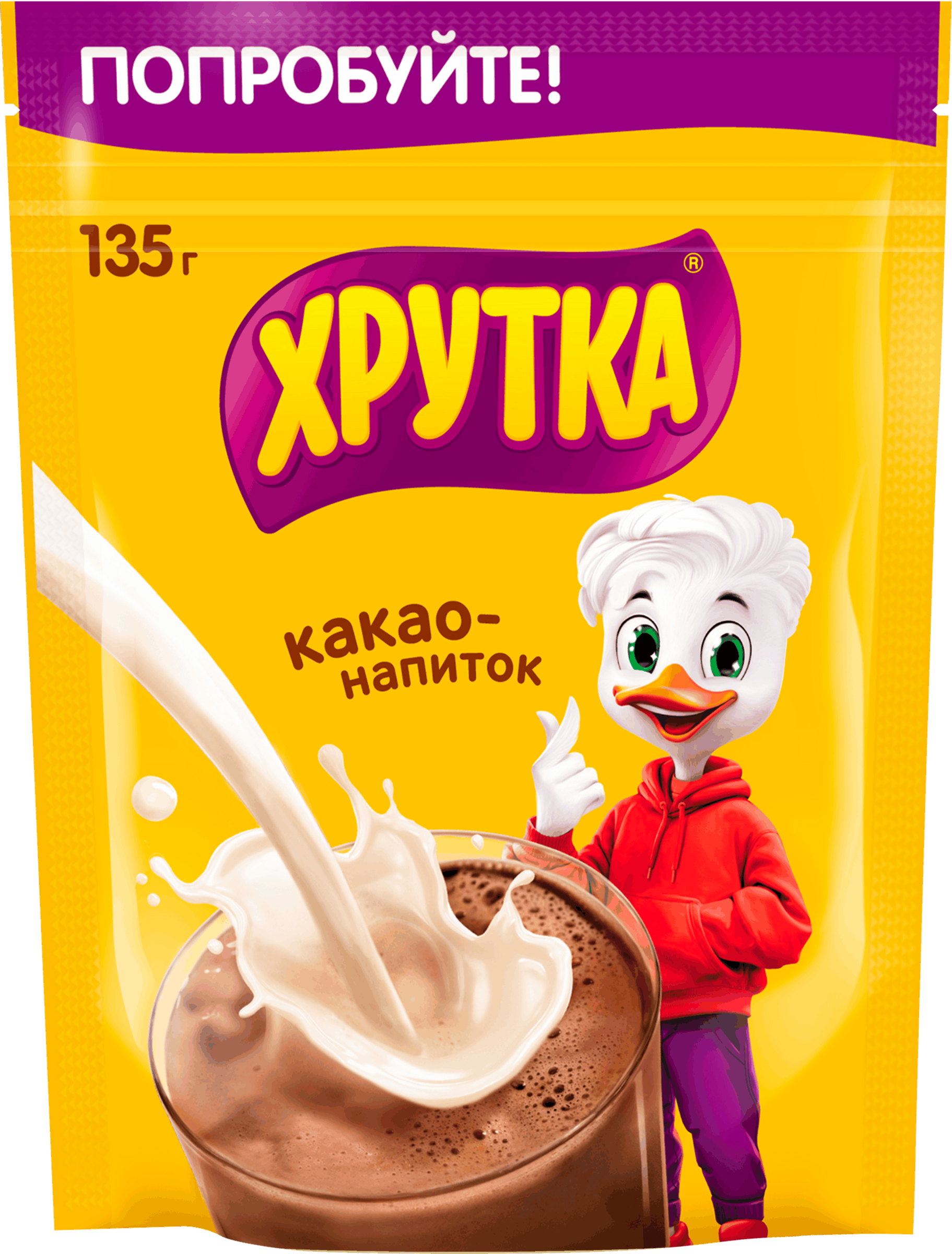 Изображение товара Какао-напиток быстрорастворимый ХРУТКА, 135г