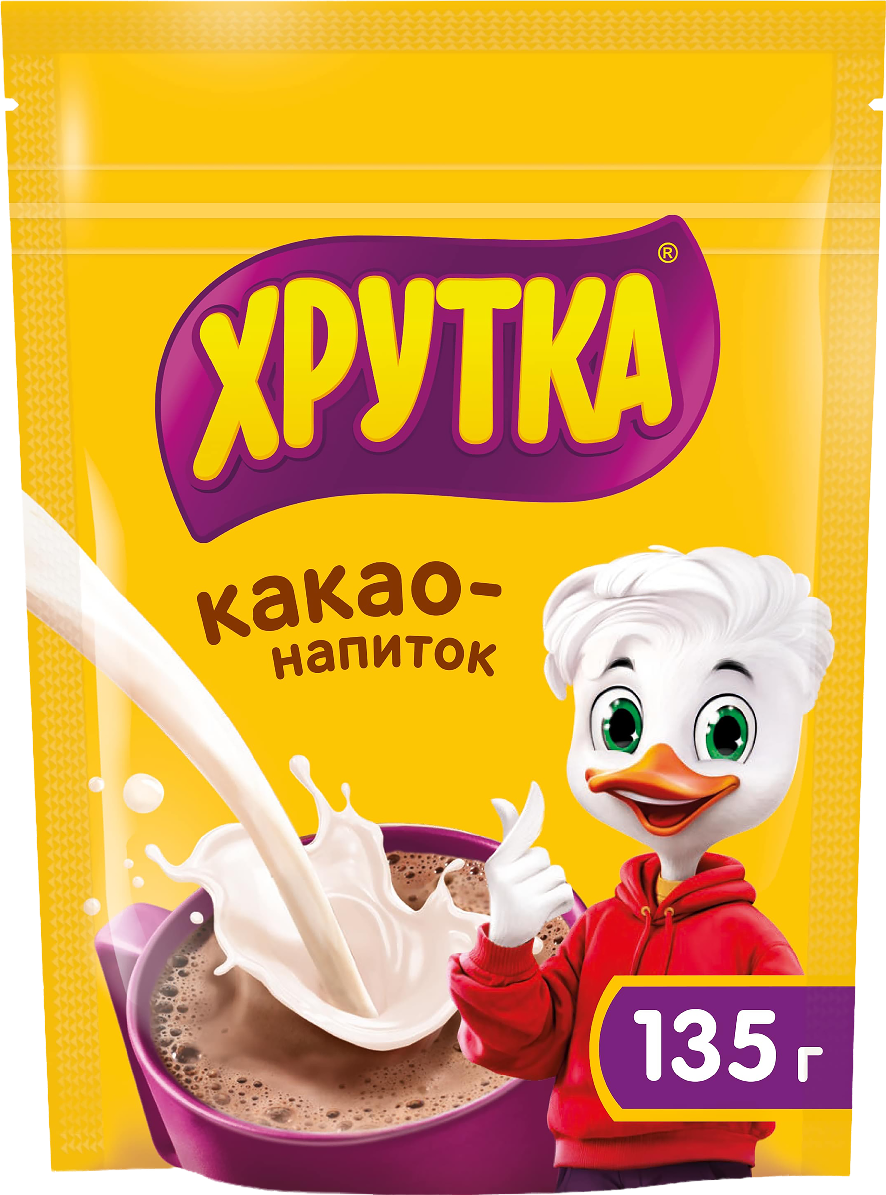 Изображение товара Какао-напиток быстрорастворимый ХРУТКА 135г вкусный и ароматный напиток