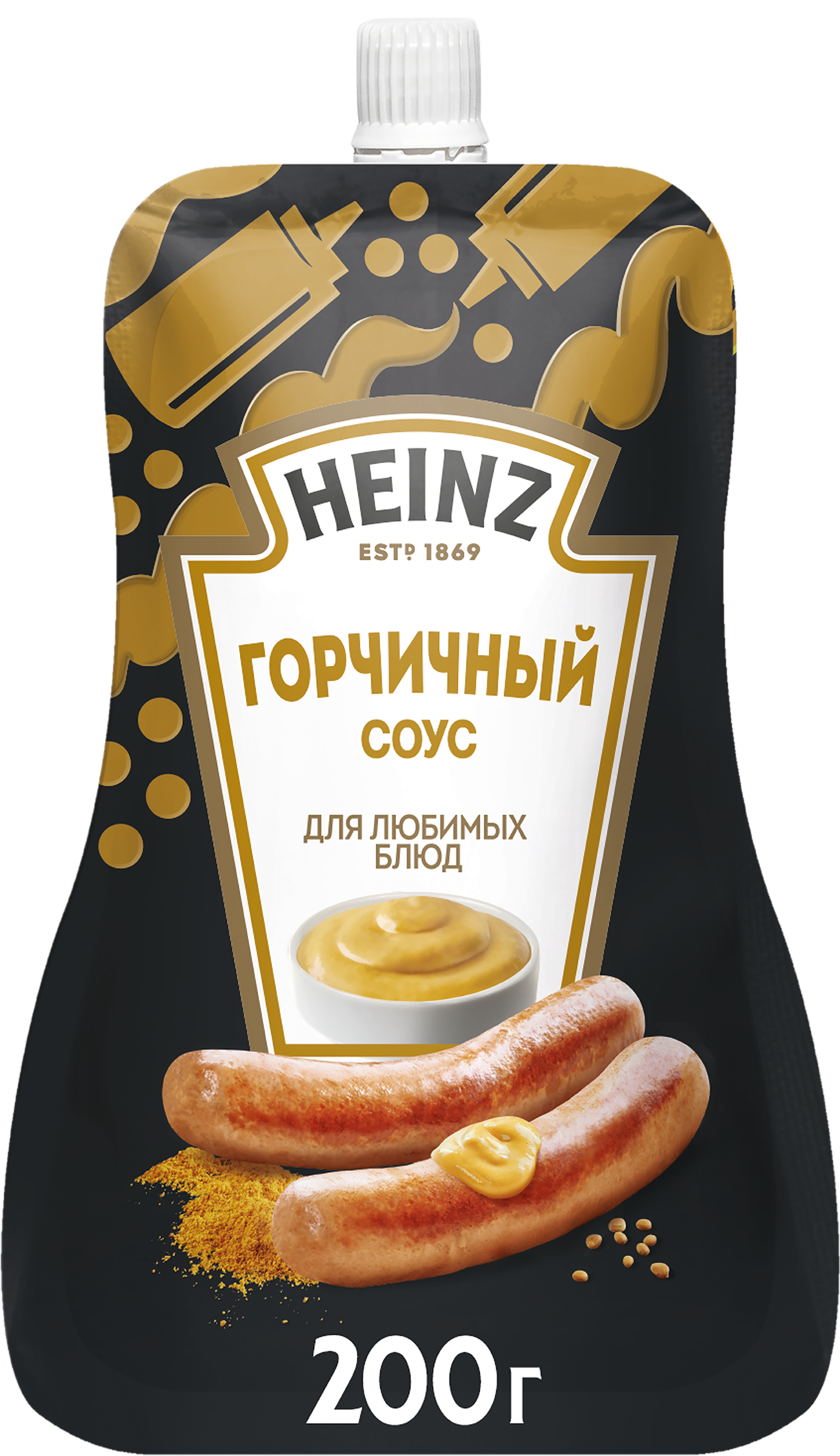 Изображение товара Соус HEINZ Горчичный на основе растительных масел 200г - натуральный и острый вкус