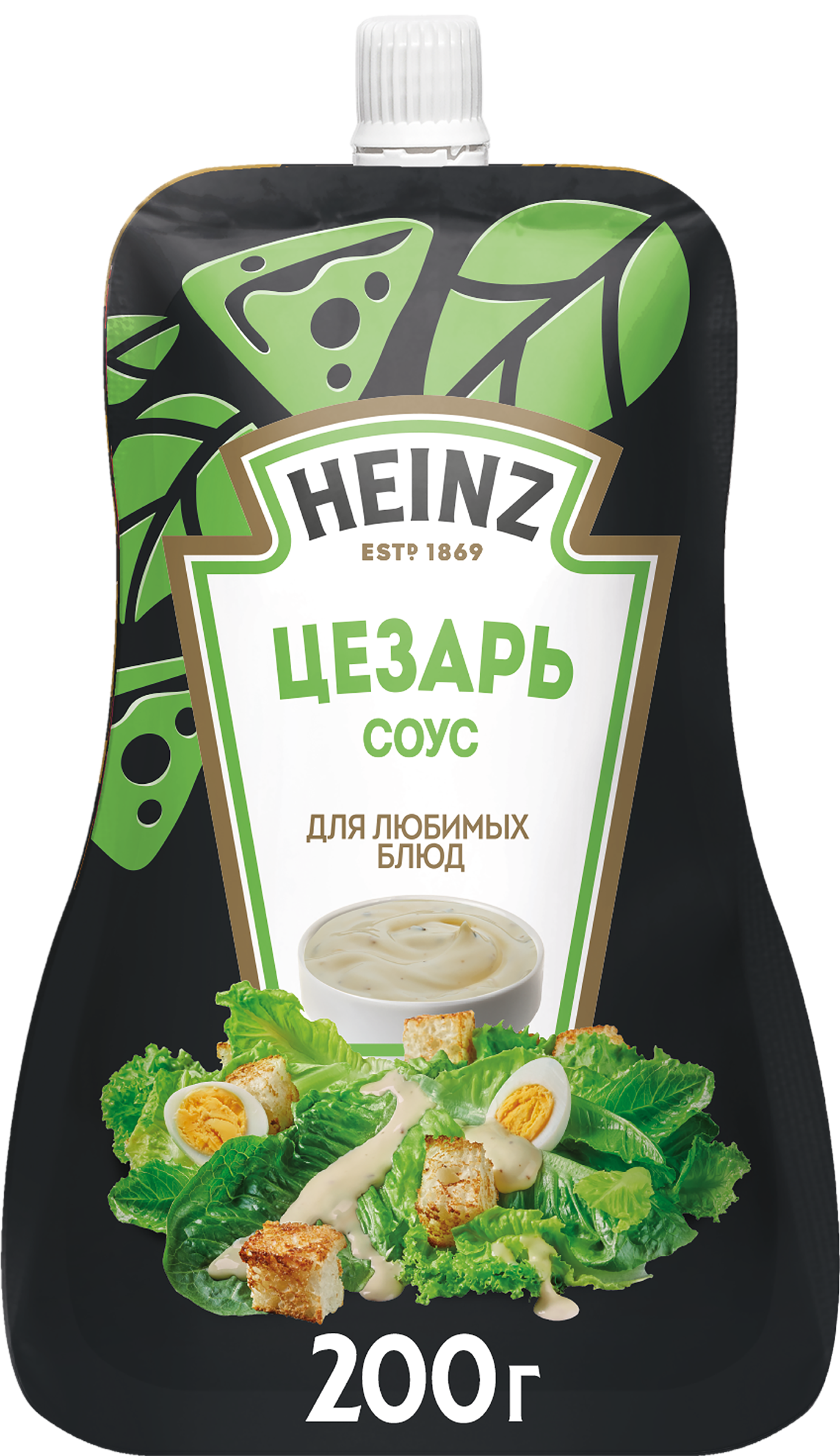 Изображение товара Соус HEINZ Цезарь 200г на основе масел сливок и сыра средиземноморский вкус