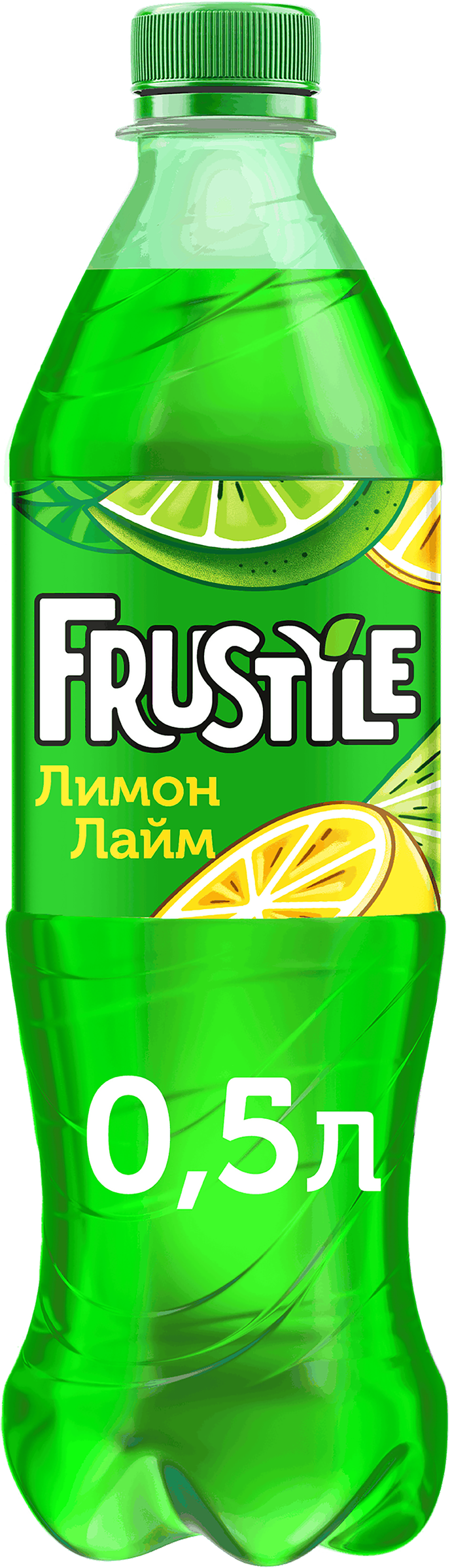 Изображение товара Газированный лимонад ФРУСТАЙЛ Лимон лайм 0.5л - освежающий цитрусовый напиток