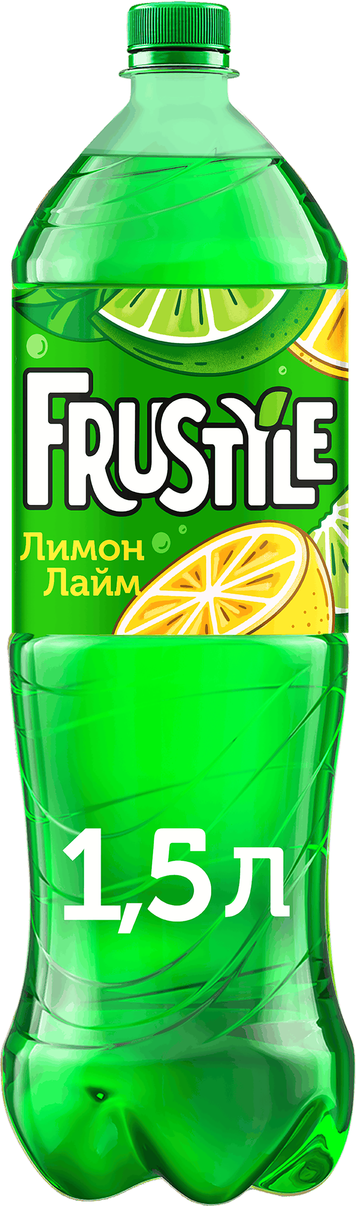 Изображение товара Газированный лимонад ФРУСТАЙЛ Лимон лайм 1.5л напиток освежающий цитрусовый