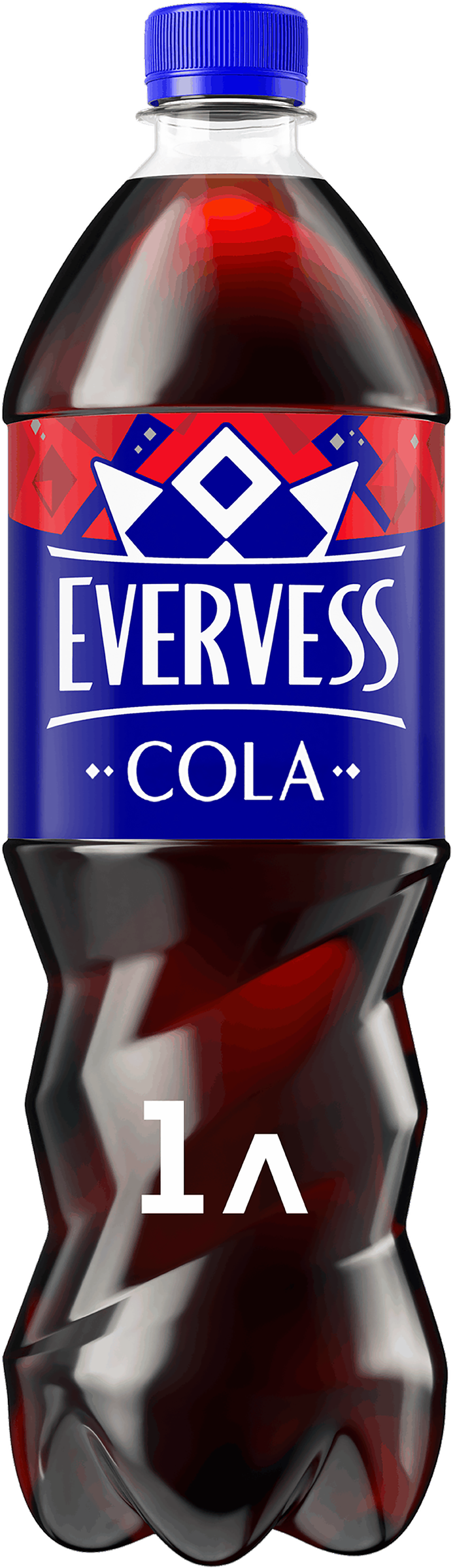 Изображение товара Напиток EVERVESS Кола сильногазированный, 1л
