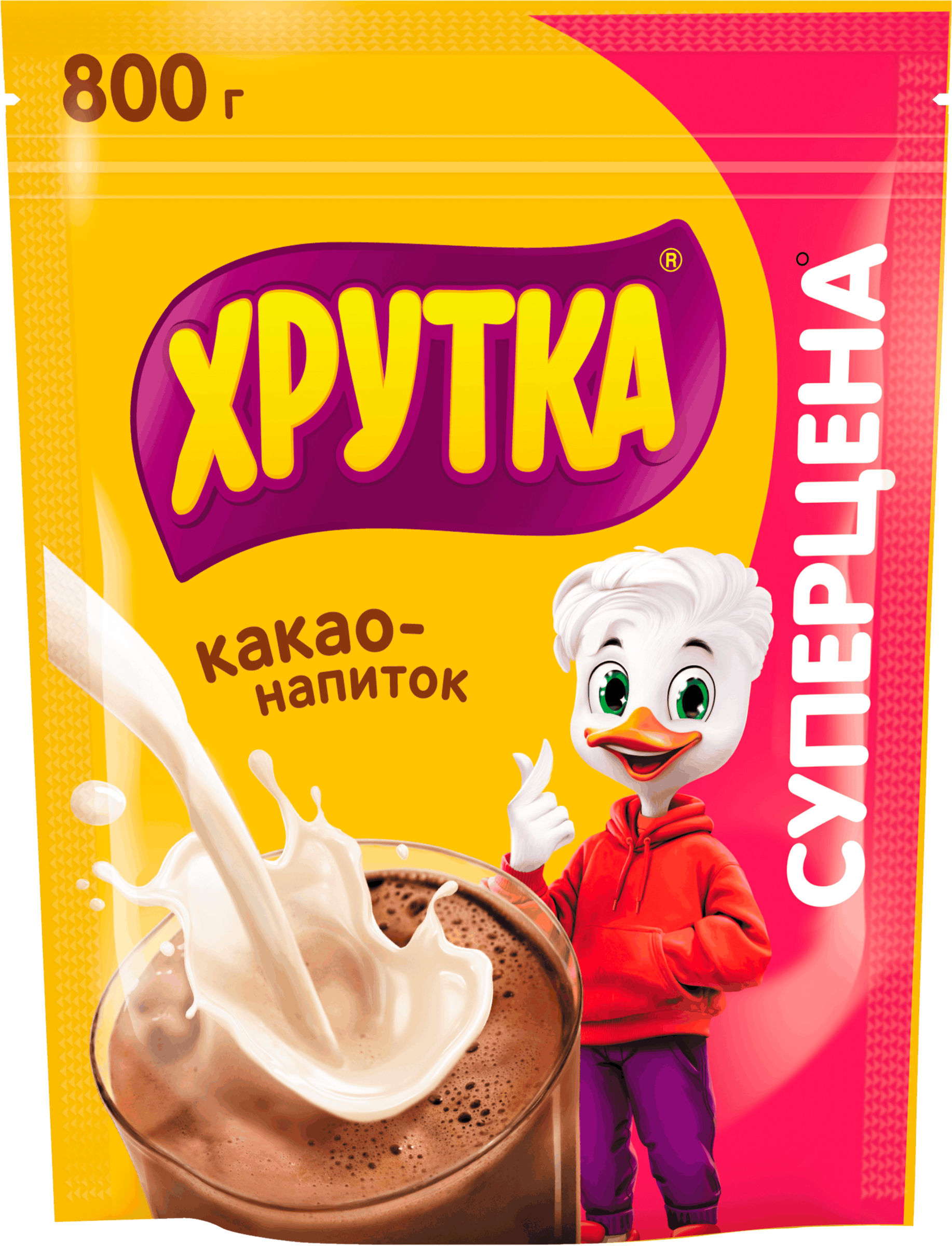 Изображение товара Какао-напиток быстрорастворимый ХРУТКА, 800г