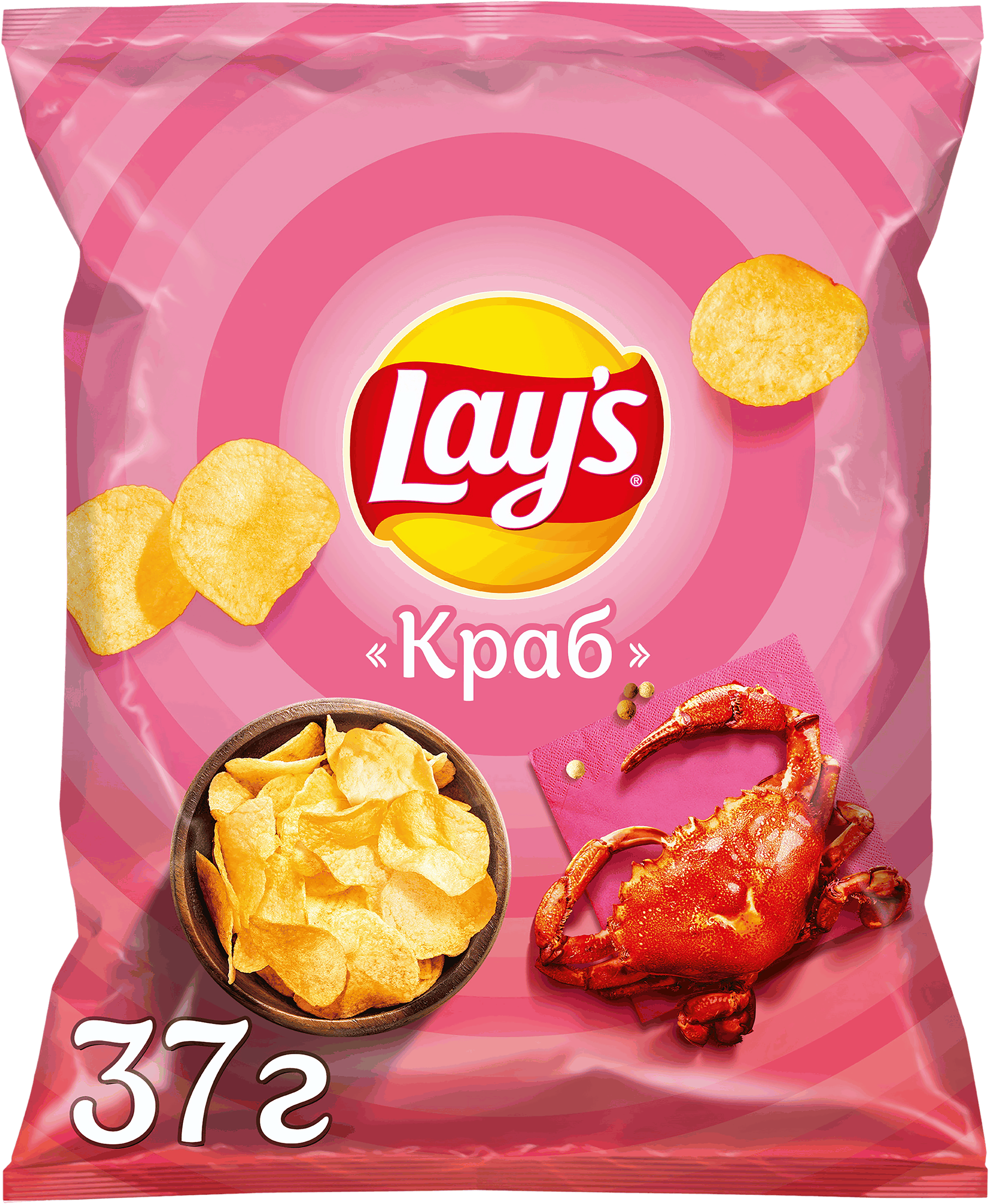 Изображение товара Чипсы картофельные LAY'S со вкусом краба, 37г