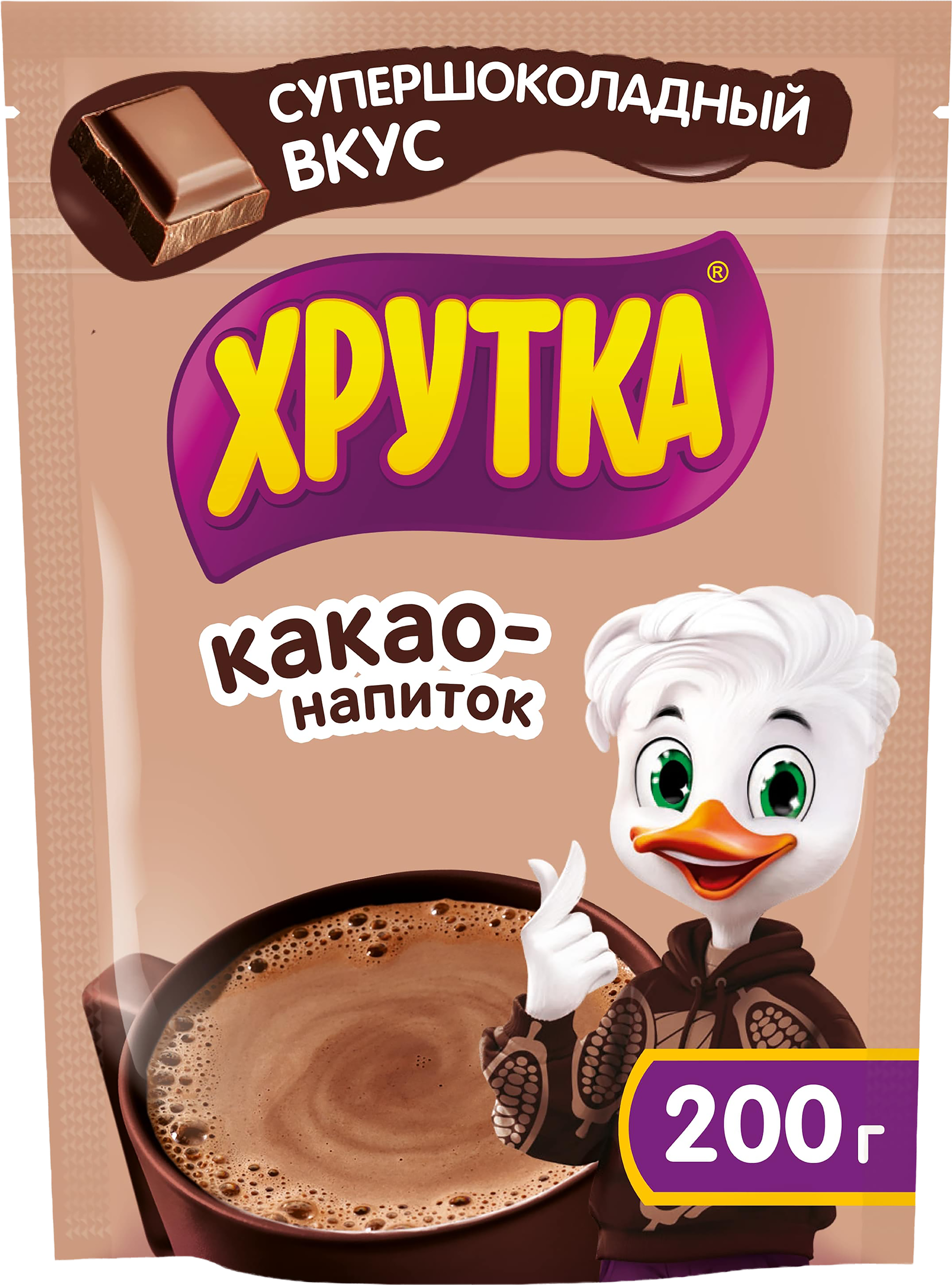Изображение товара Какао-напиток ХРУТКА Супершоколадный быстрорастворимый 200г