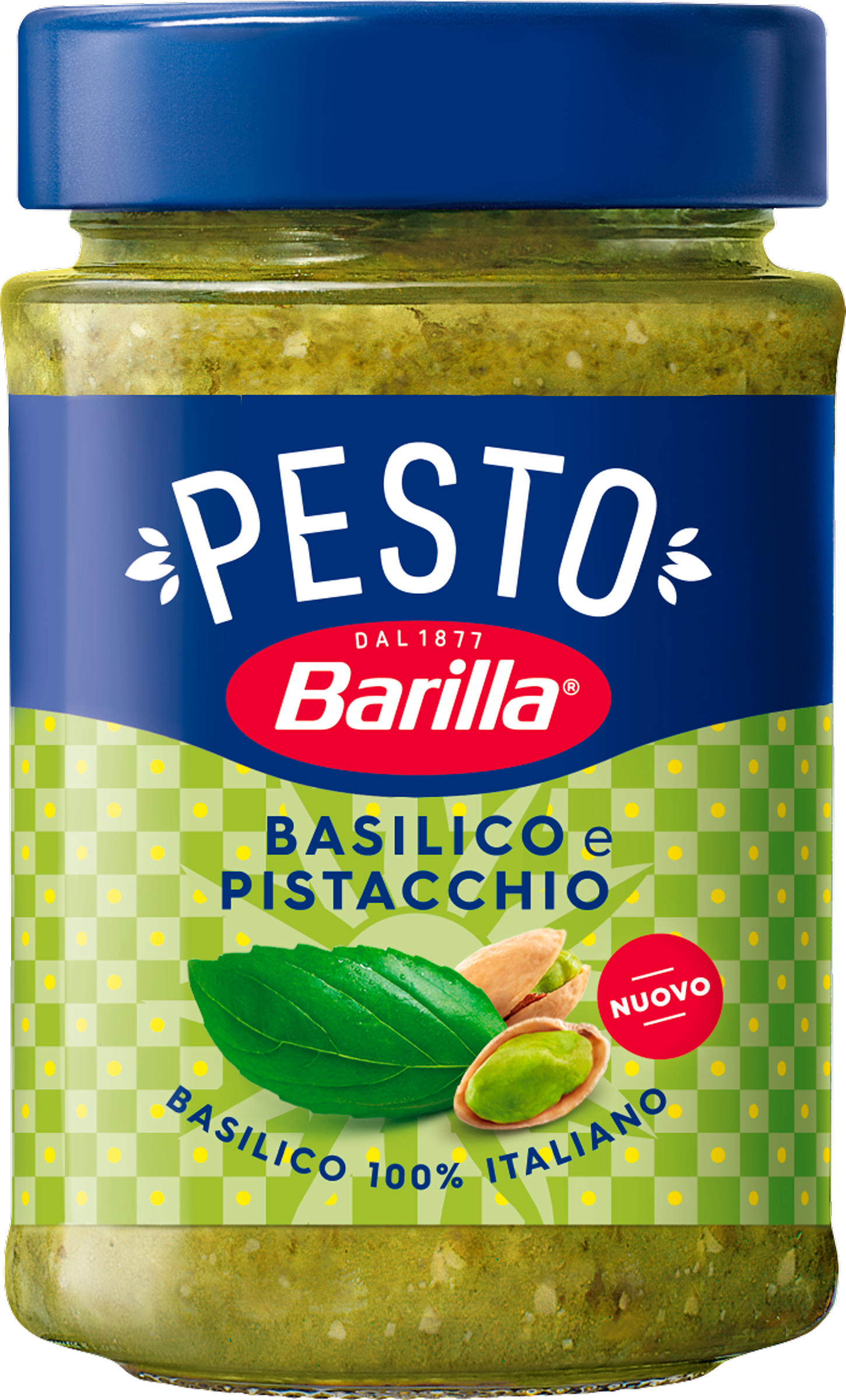 Изображение товара Соус для пасты BARILLA Pesto Basilico e Pistacchio, 190 г с базиликом и фисташками