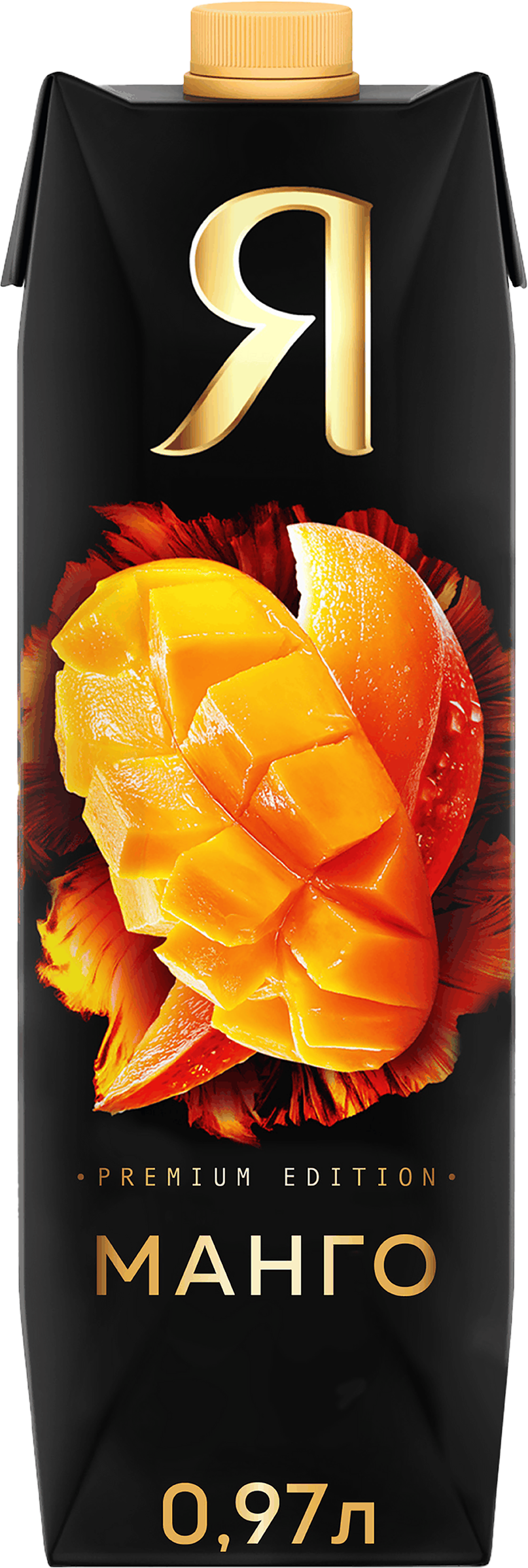 Изображение товара Нектар Я Манго с мякотью 0.97л натуральный фруктовый напиток