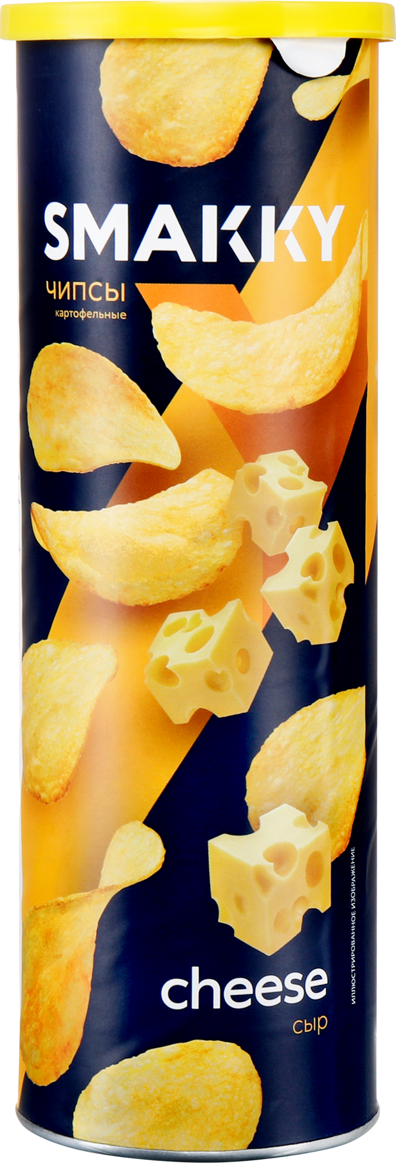 Изображение товара Чипсы картофельные SMAKKY со вкусом сыра, 110г