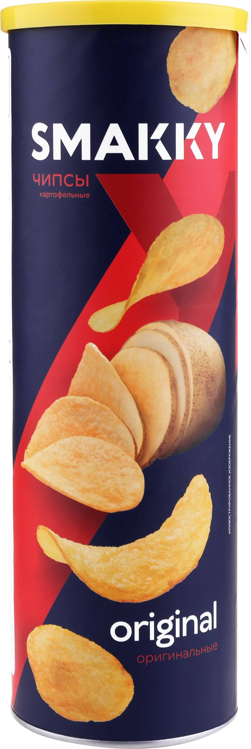 Изображение товара Чипсы картофельные SMAKKY Оригинальные 110г вкусная хрустящая закуска
