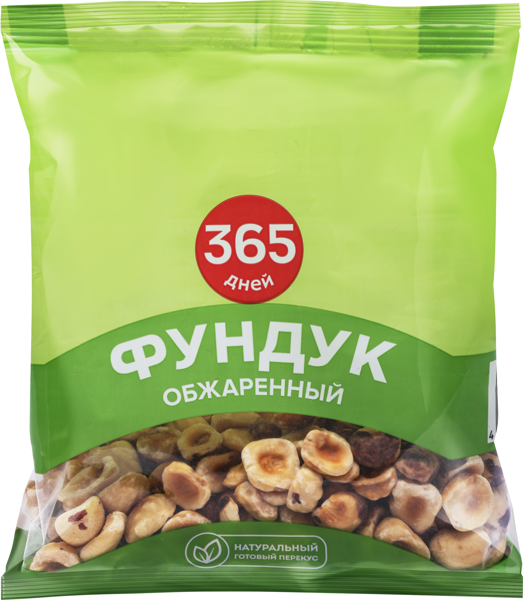Изображение товара Фундук 365 ДНЕЙ жареный, 150г - натуральный орех для перекуса и выпечки