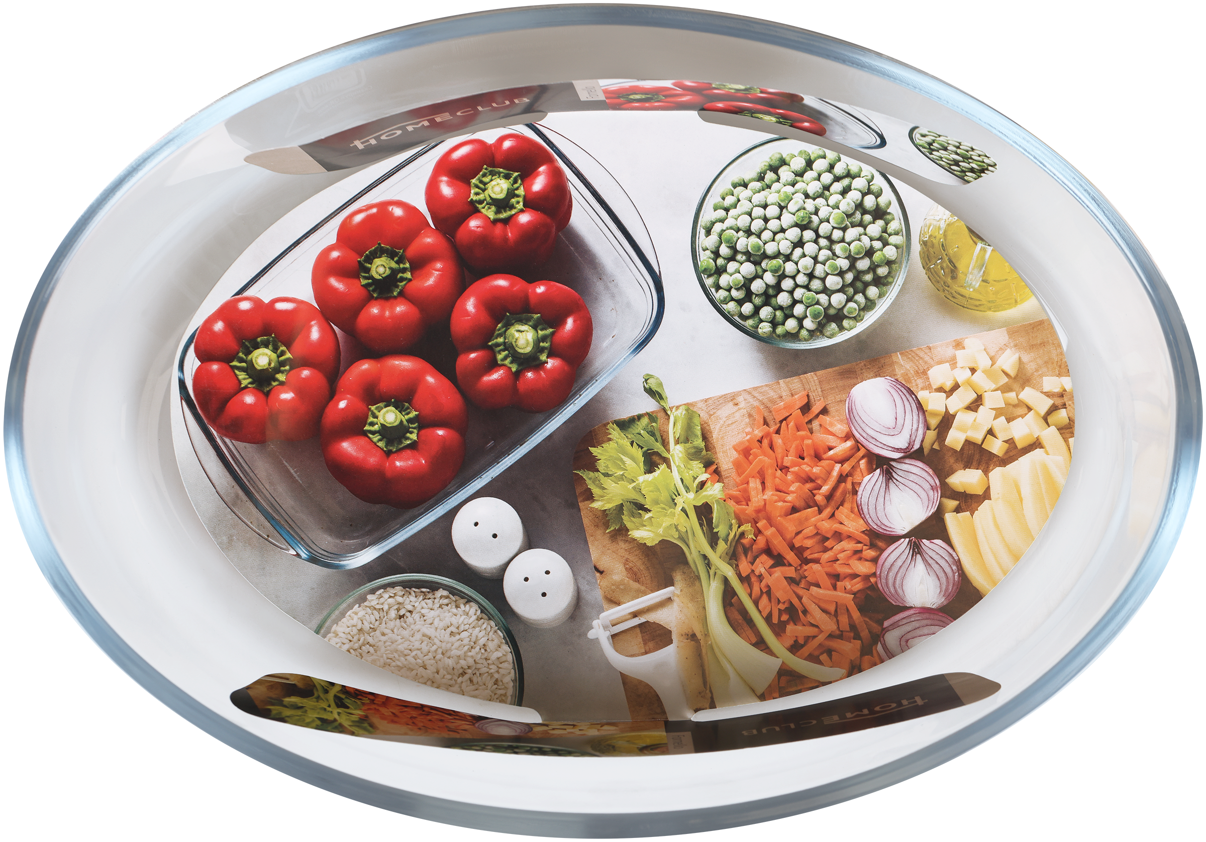 Изображение товара Форма для запекания HOMECLUB Fornello 30x21х6,3см, овальная, жаропрочное стекло, Арт. RGC-6 2,4л