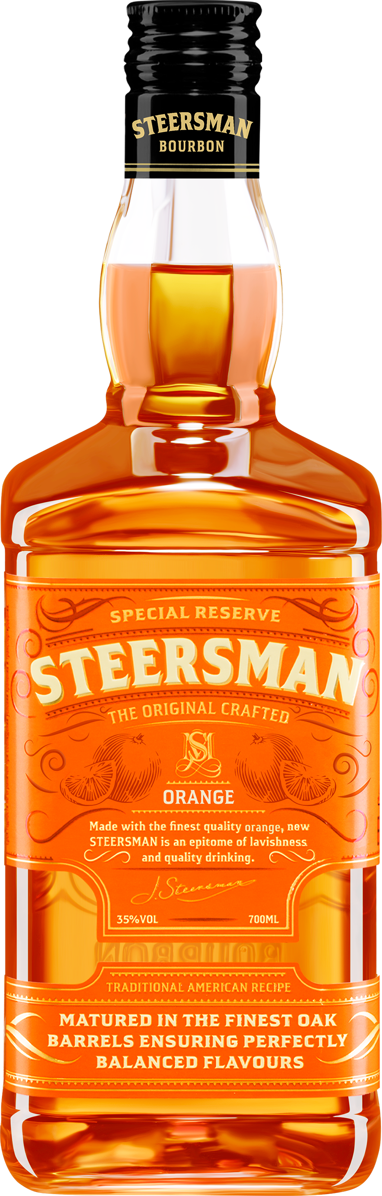 Изображение товара Коктейль STEERSMAN Orange висковый напиток 35%, 0.7л