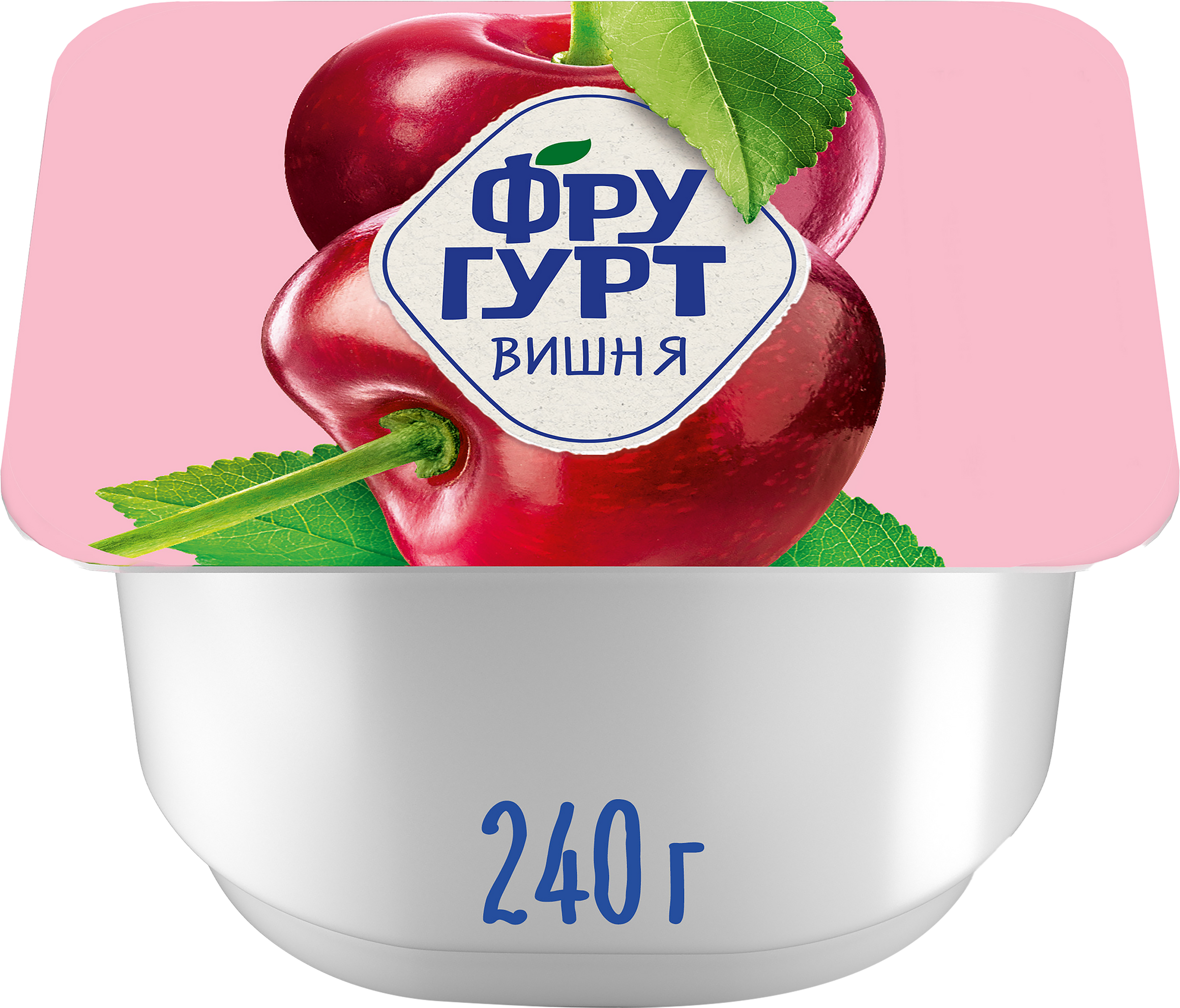 Изображение товара Йогурт ФРУГУРТ Вишня 2%, без змж, 240г
