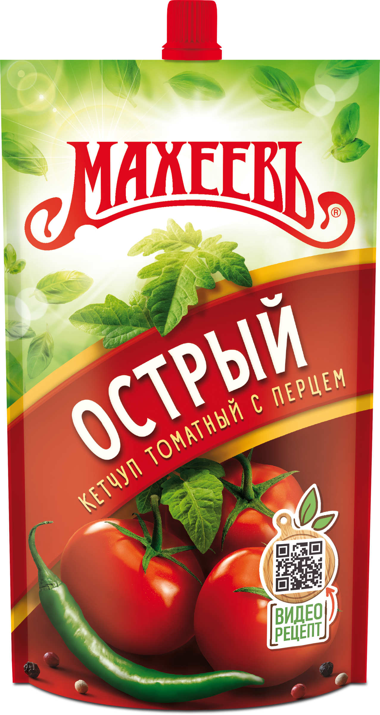 Изображение товара Кетчуп МАХЕЕВЪ Томатный острый 1-я категория, 300г