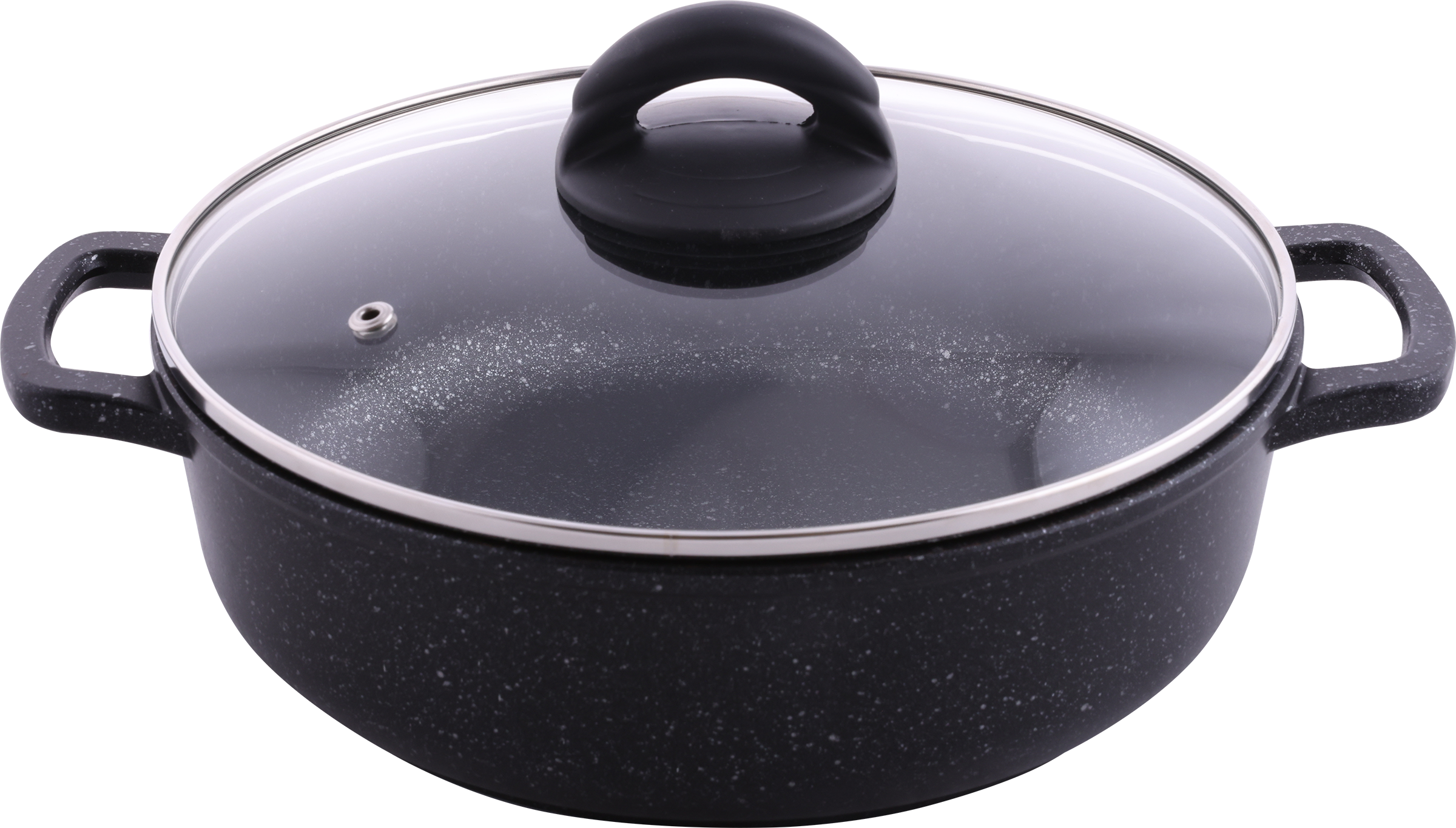 Изображение товара Жаровня HOPPS Cooking Show, литая с индукцией, антипригарное покрытие, литые ручки, с крышкой, 3.5л, Арт. HG3128ID