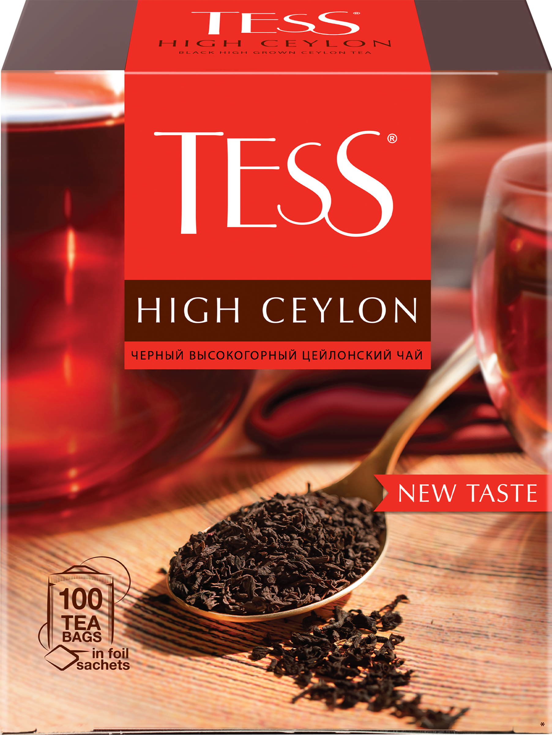 Изображение товара Чай черный TESS Хай Цейлон, 100пак