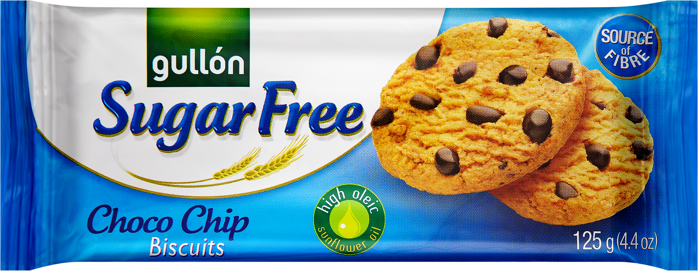 Изображение товара Печенье сдобное GULLON Chocolate Chip, без сахара, 125г